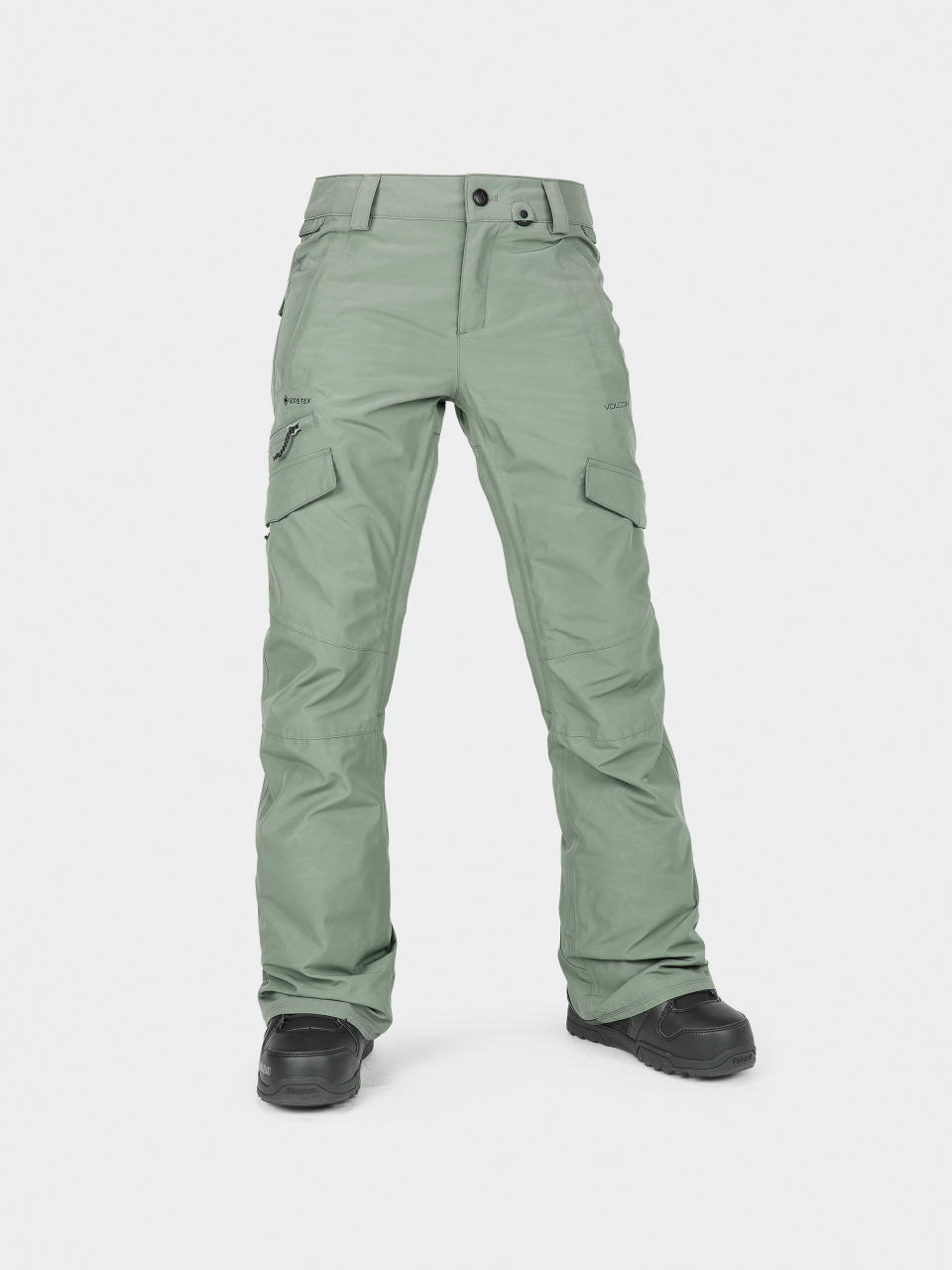 Damskie Spodnie snowboardowe Volcom Aston Gore Tex (lichen green)