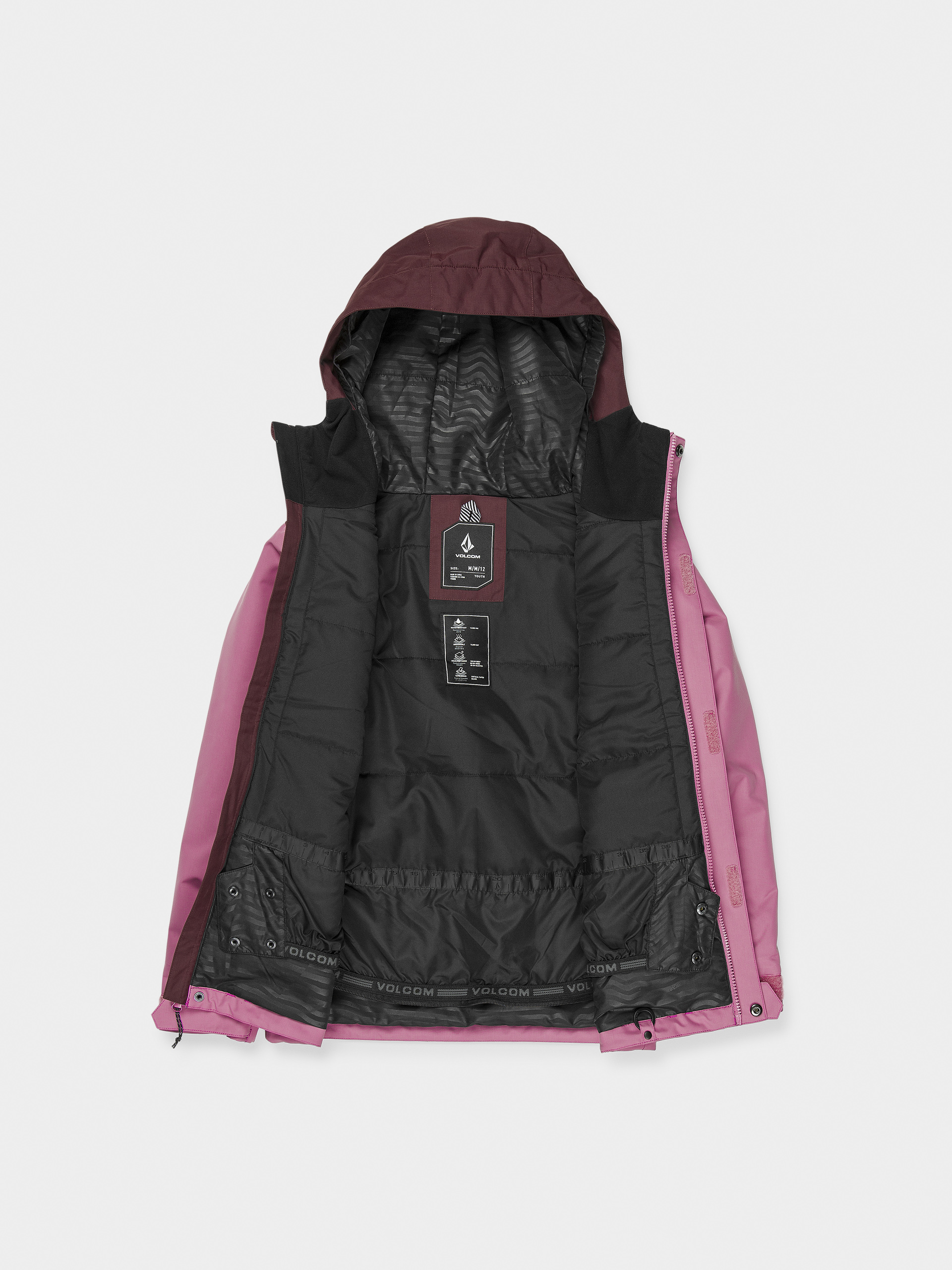 Kurtka snowboardowa Volcom Stone.91 Ins JR (blurred violet)