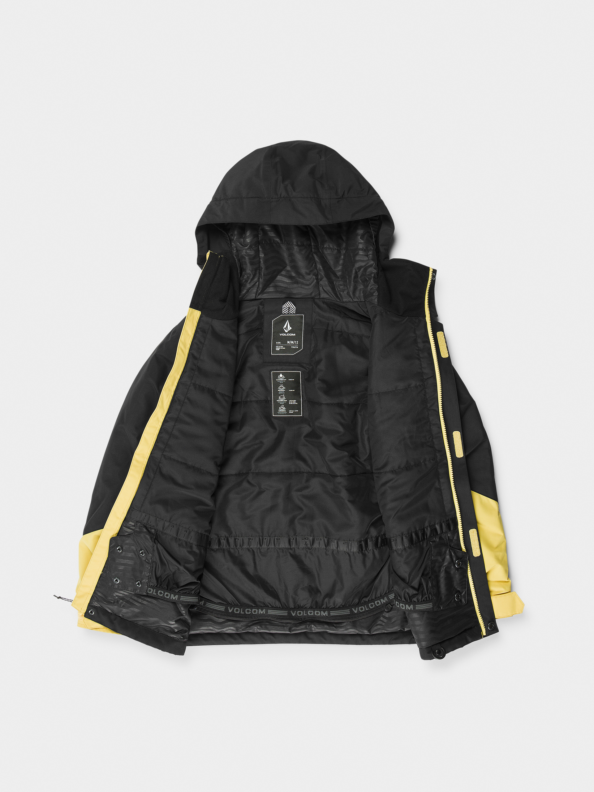 Kurtka snowboardowa Volcom Ryder Ins JR (dark yellow)