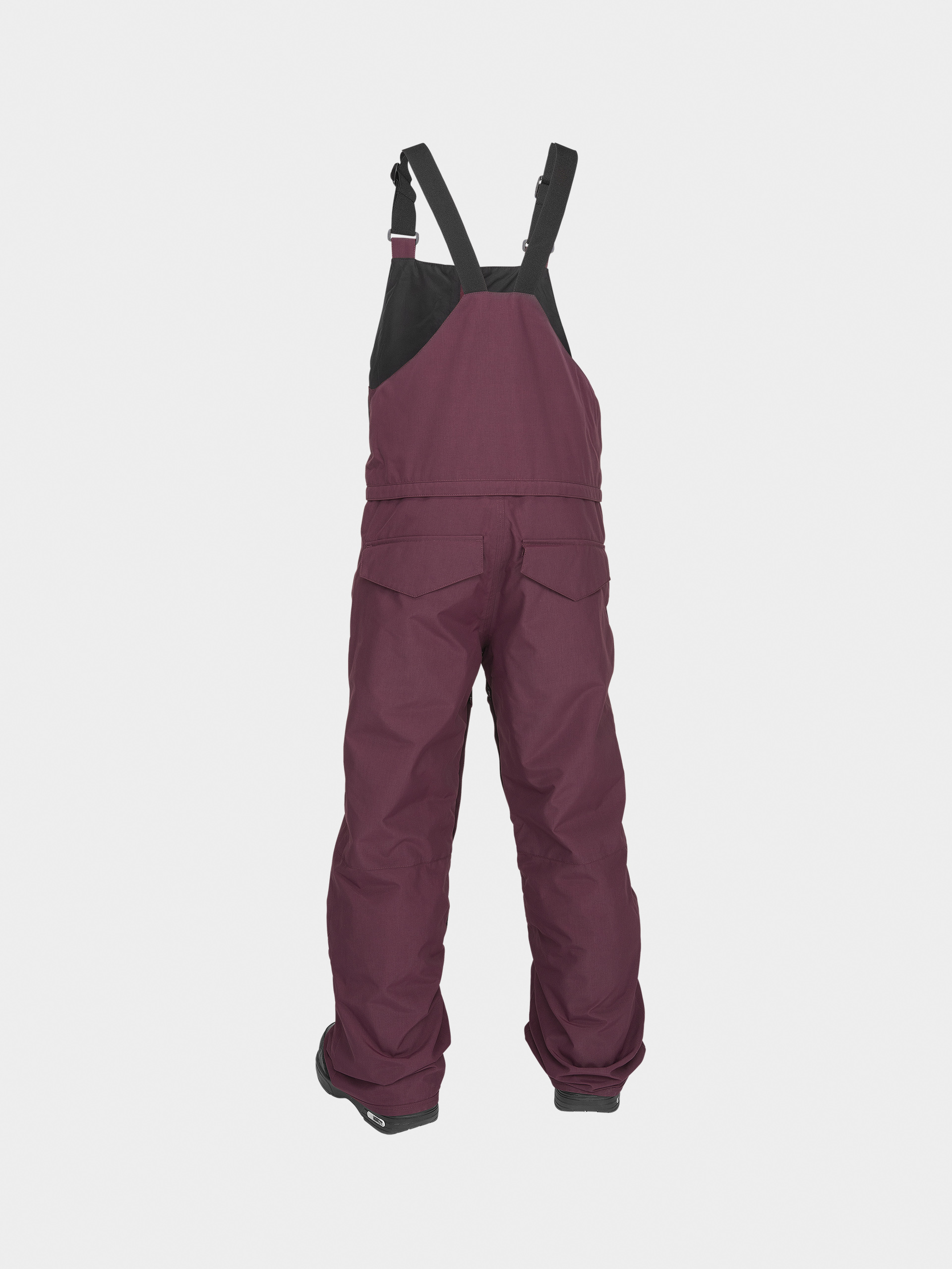 Spodnie snowboardowe Volcom Barkley Ins Bib Overall JR (burgundy)