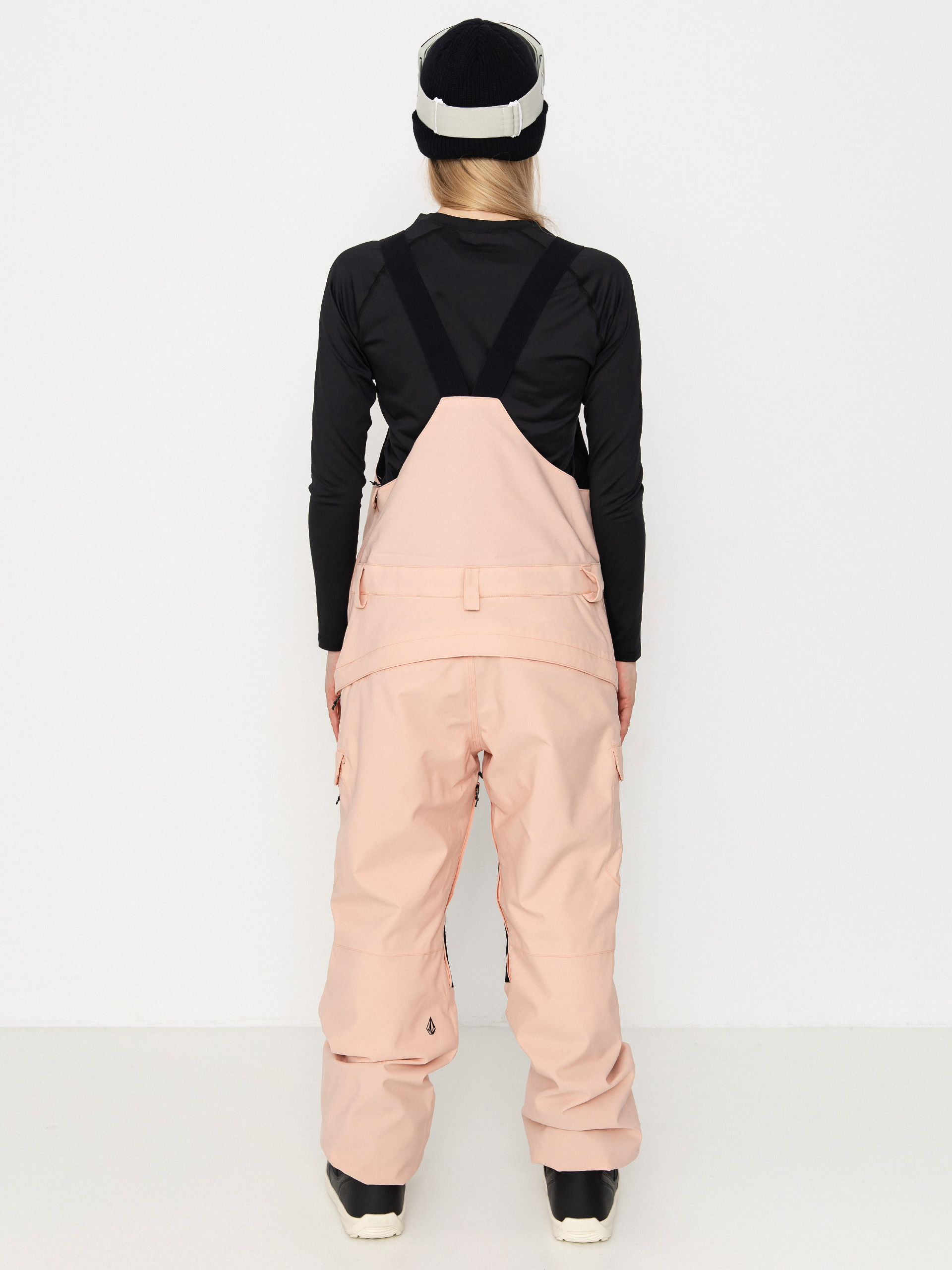 Damskie Spodnie snowboardowe Volcom Creston 3D Stretch Bib Overall (coral haze)