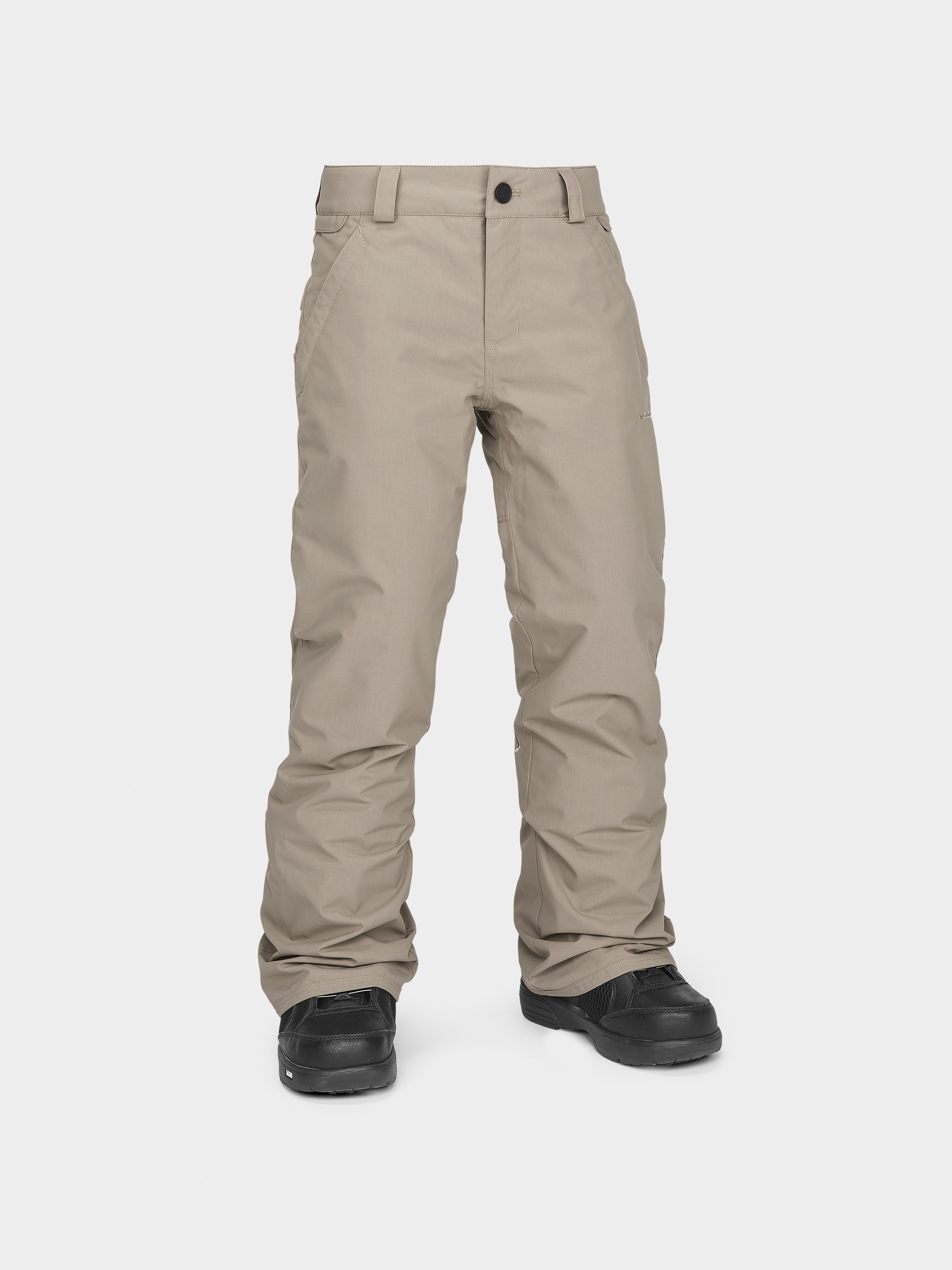 Spodnie snowboardowe Volcom Freakin Chino Youth Ins JR (chestnut brown)