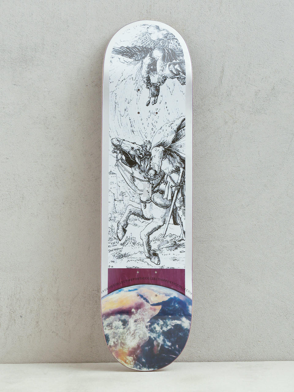 Deck Poetic Collective Earth Board (silver/purple)