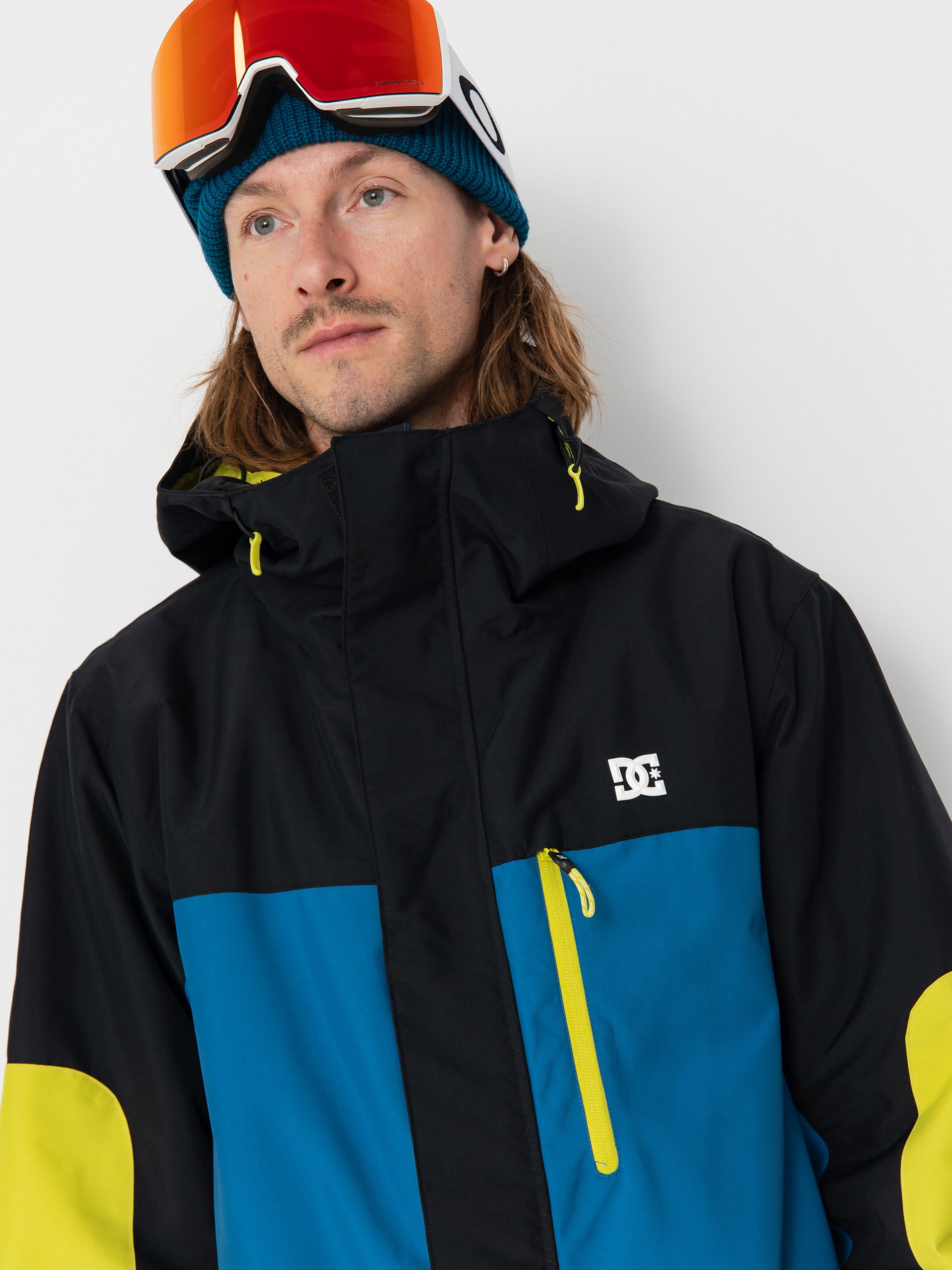 Kurtka snowboardowa DC Defiant - niebieski, wielobarwny (black)