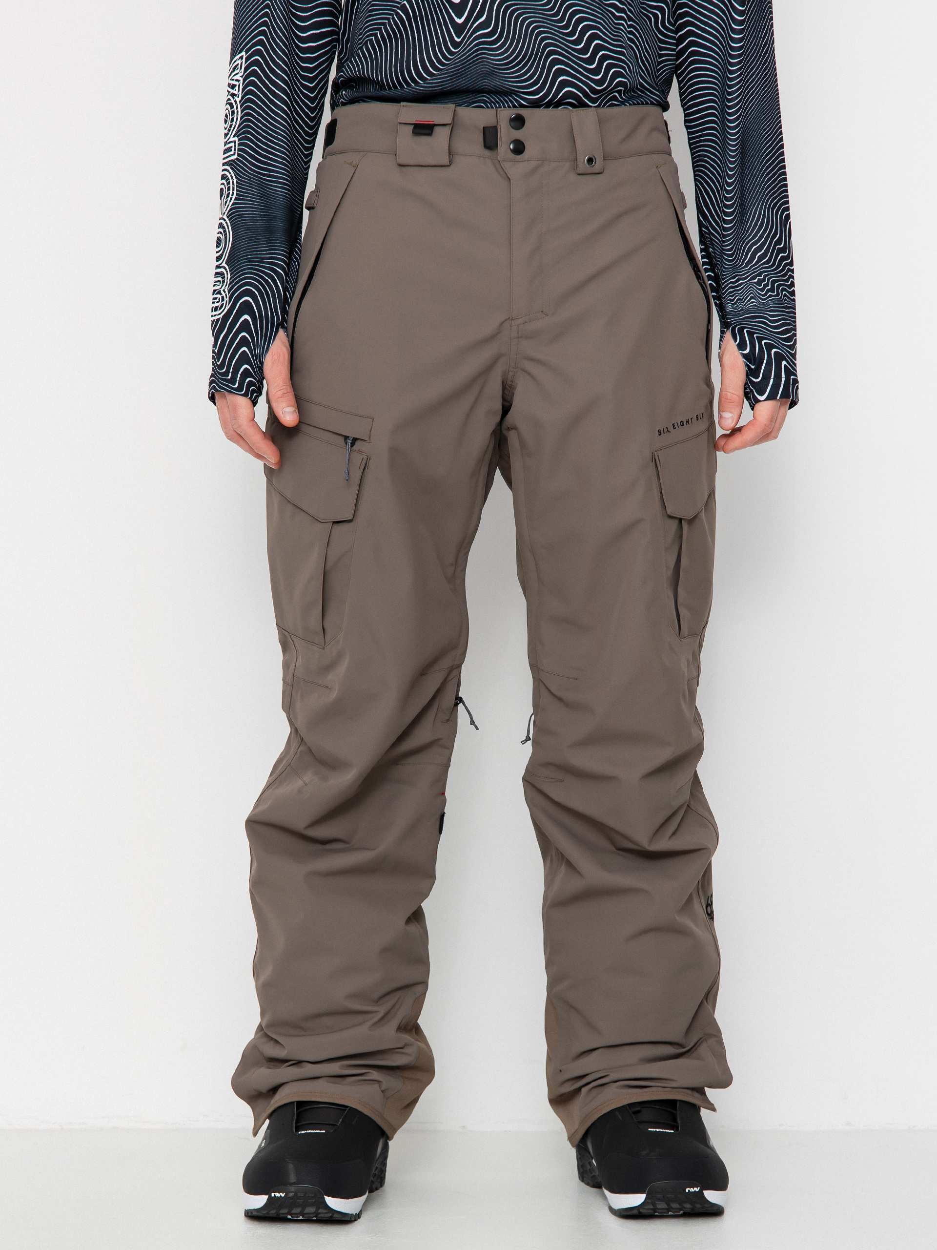 Męskie Spodnie snowboardowe 686 Smarty 3 In 1 Cargo (tobacco)