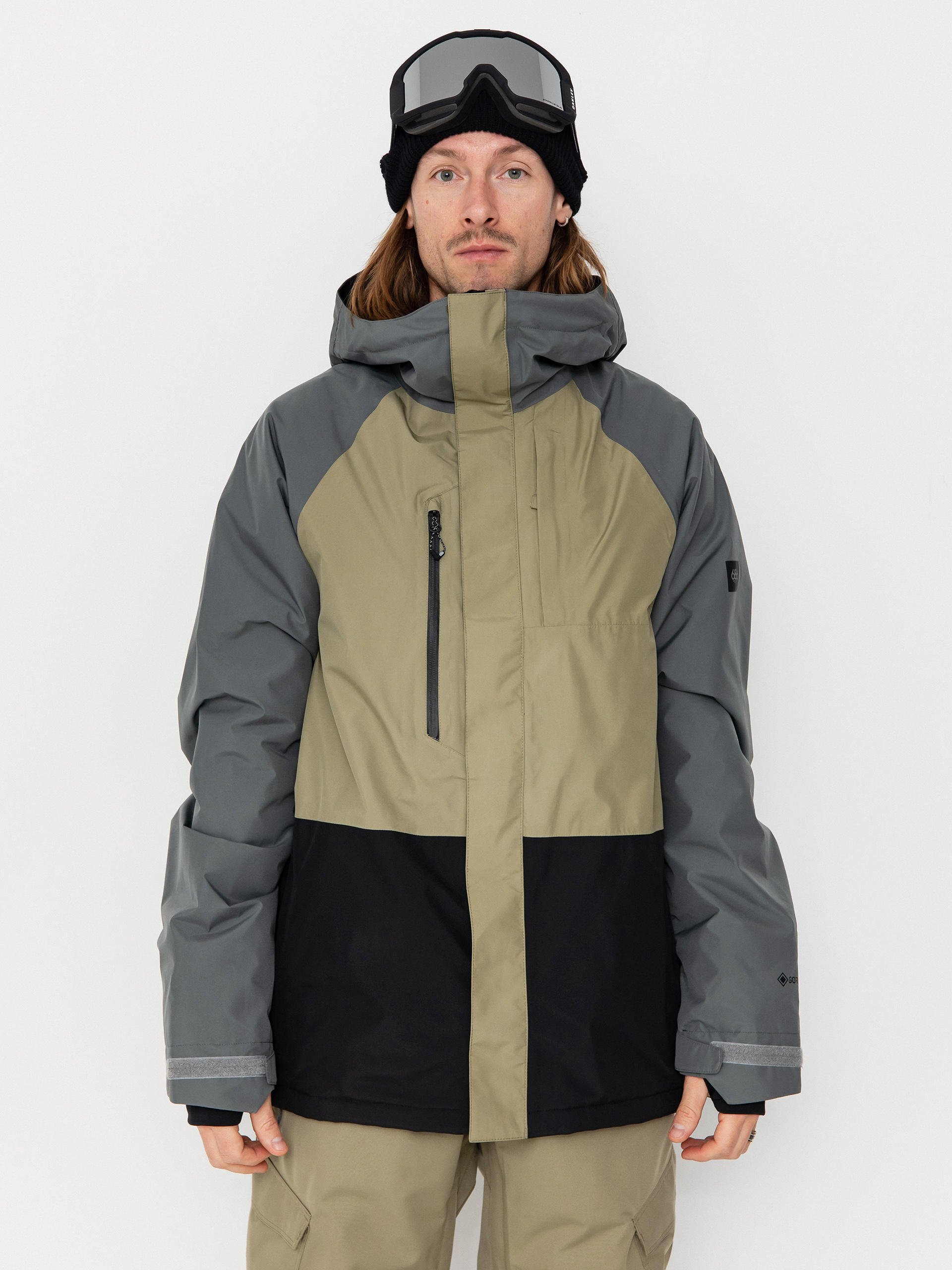 Kurtka snowboardowa 686 Gore Tex Core Inslulated (rhino grey colorblock)