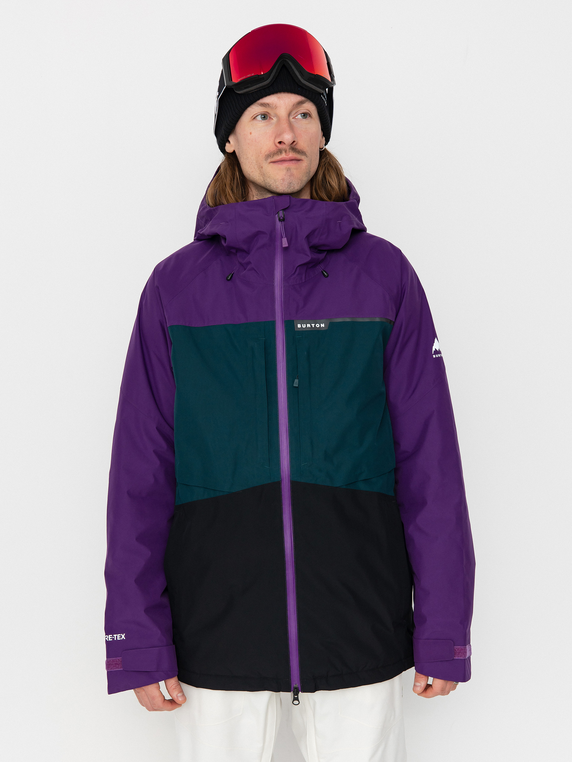 Męska Kurtka snowboardowa Burton Pillowline Gore Tex (impprl/depemd/trublk)