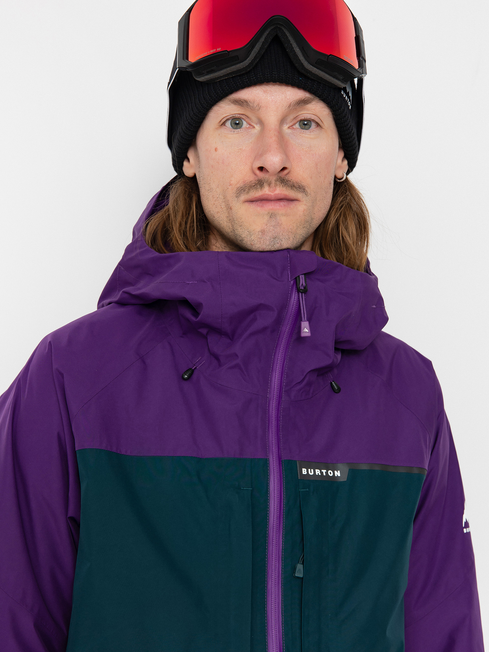 Męska Kurtka snowboardowa Burton Pillowline Gore Tex (impprl/depemd/trublk)