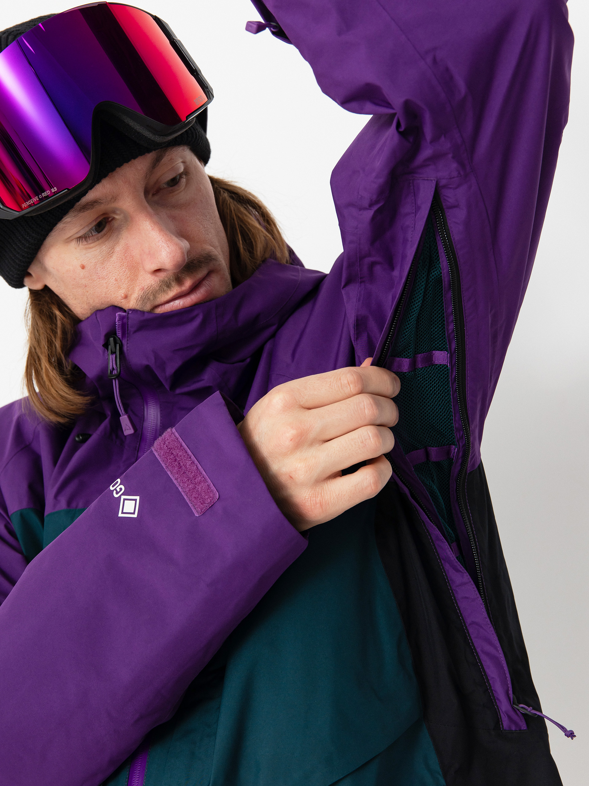 Męska Kurtka snowboardowa Burton Pillowline Gore Tex (impprl/depemd/trublk)