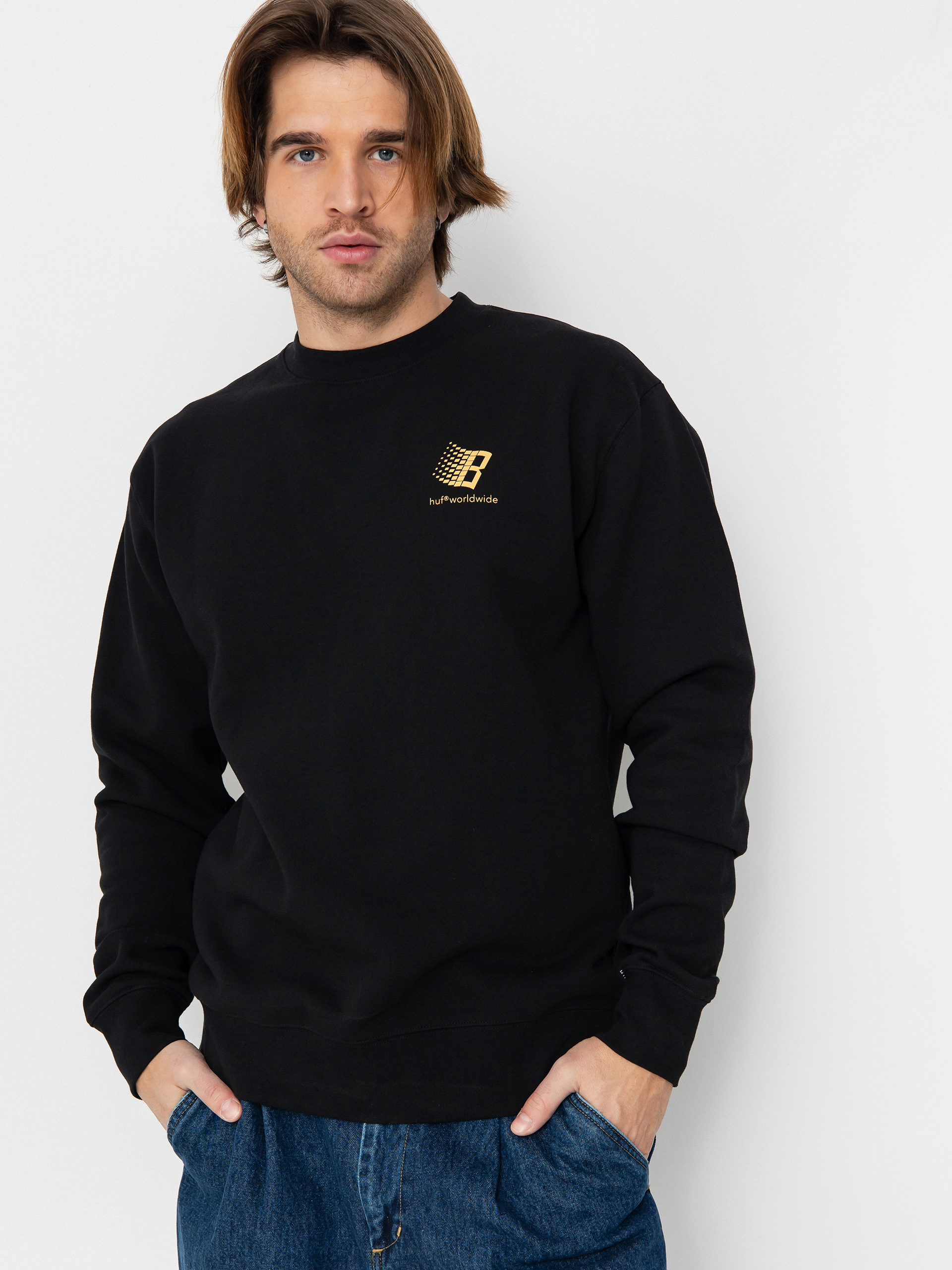 Bluza HUF X Bronze Worldwide Crewneck