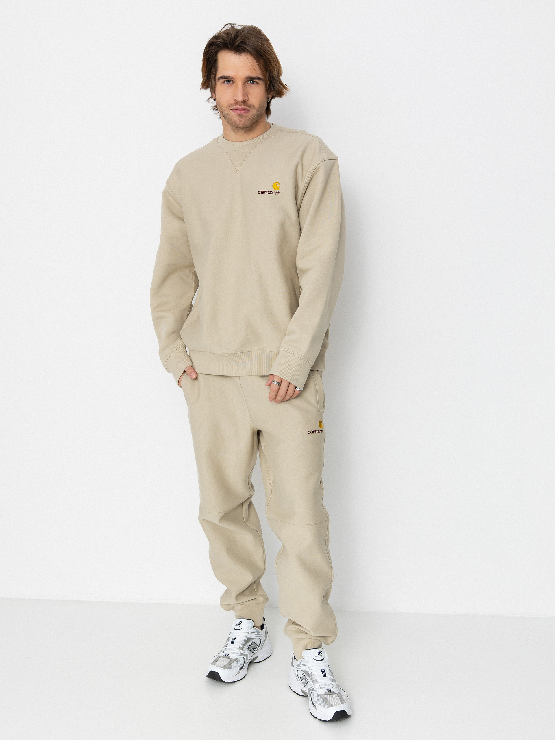 Bluza Carhartt WIP American Script (fleur de sel)