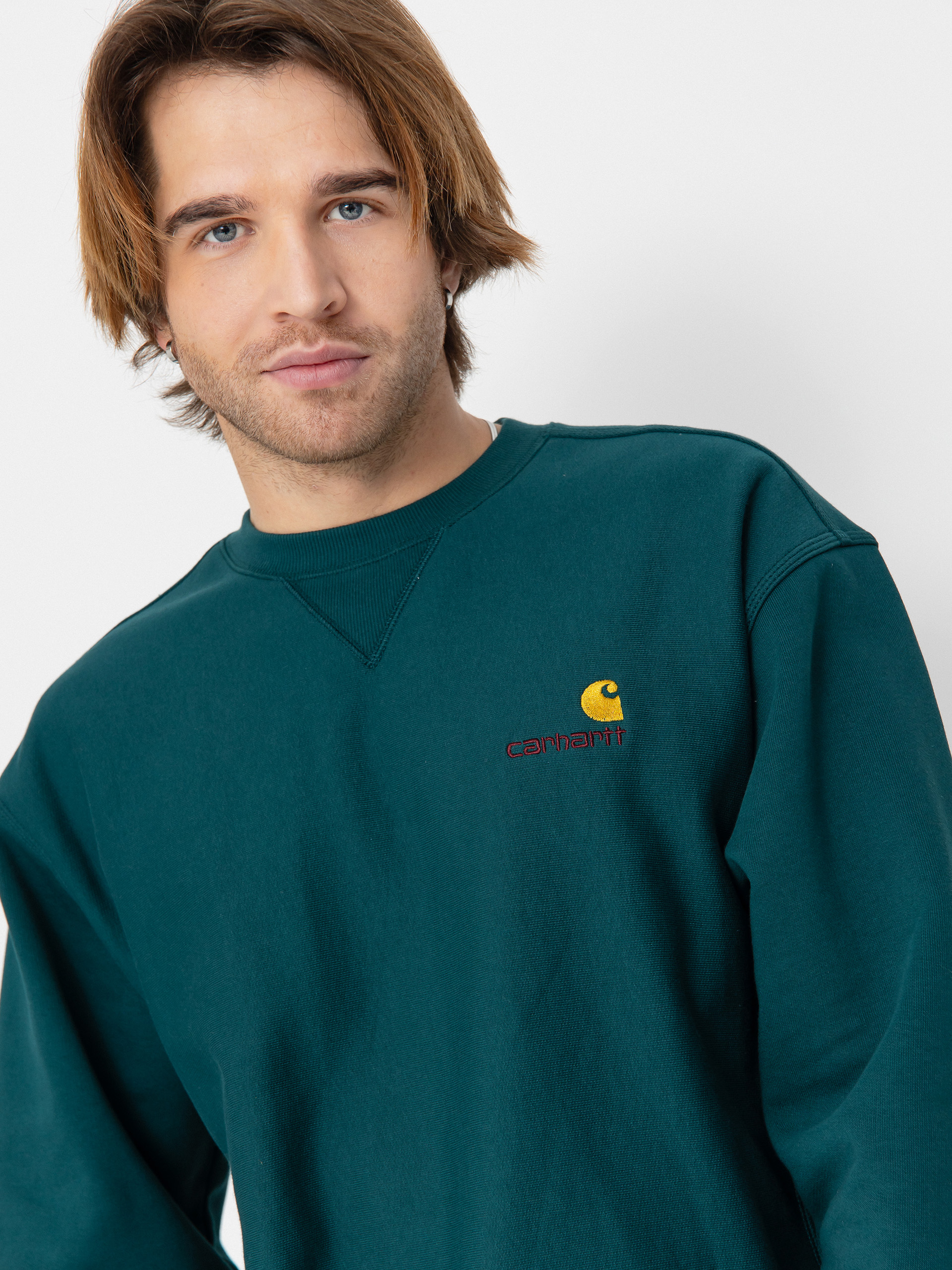 Bluza Carhartt WIP American Script (malachite)