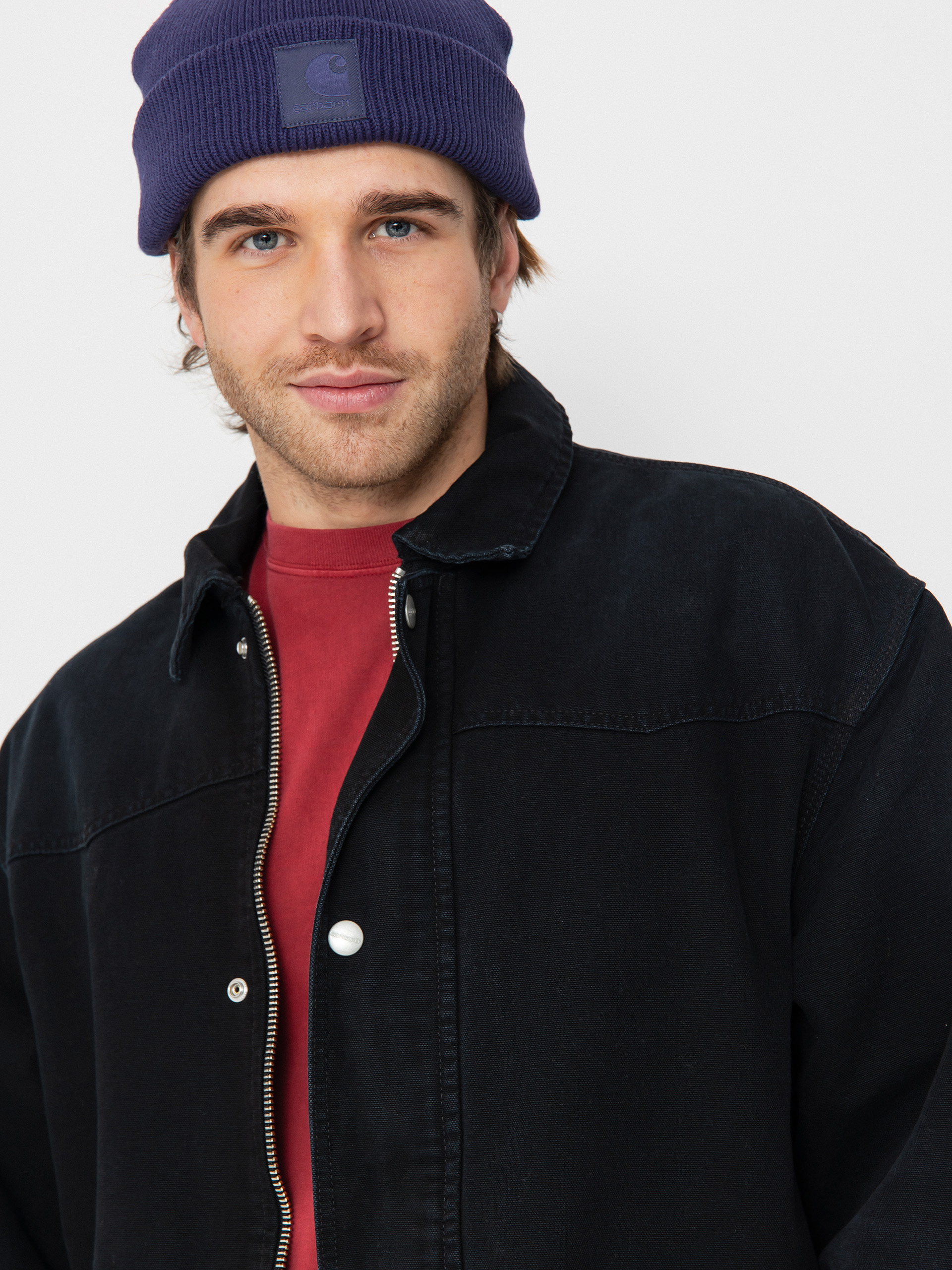 Kurtka Carhartt WIP OG Santa Fe Coat (black/black)