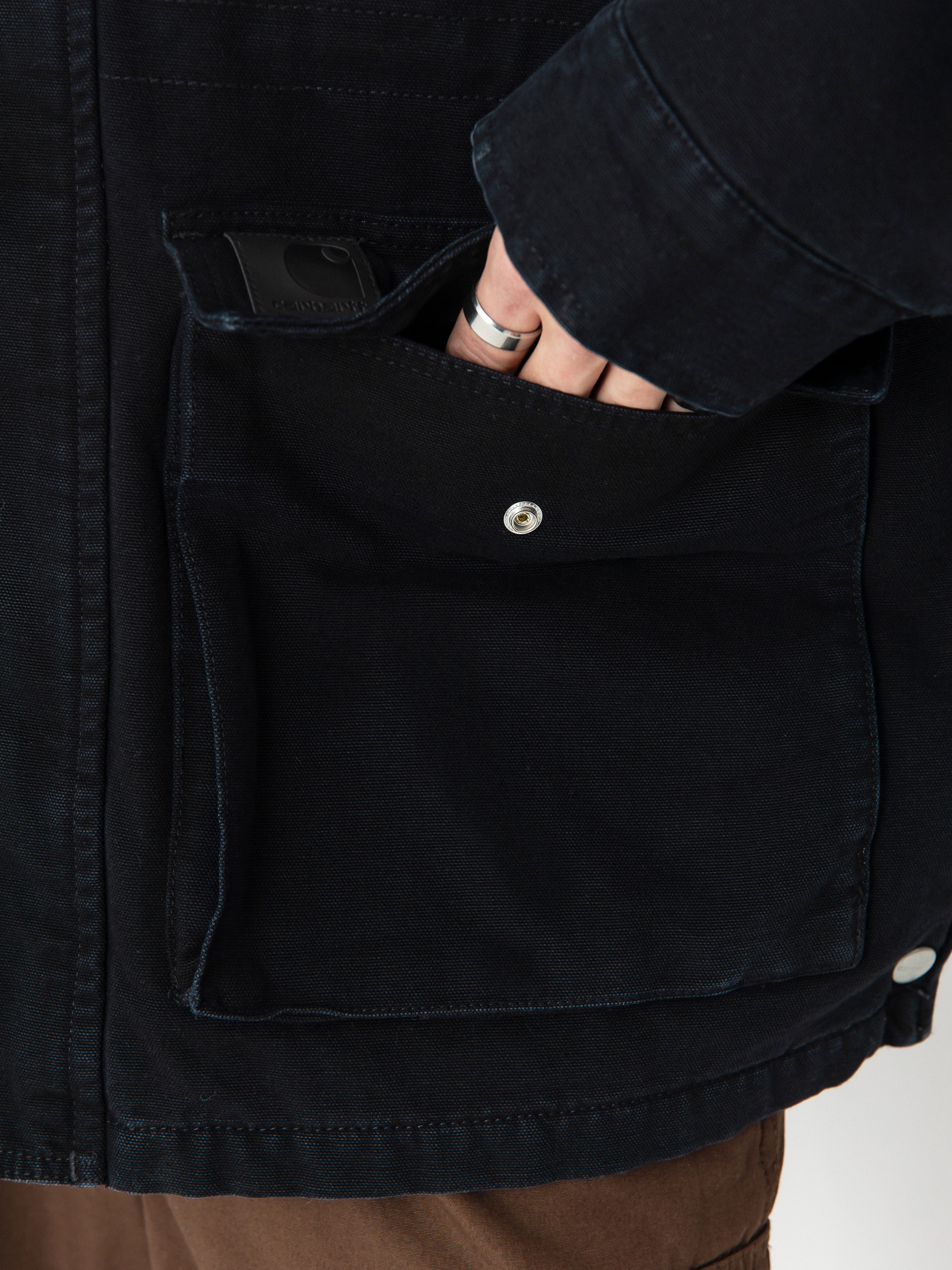 Kurtka Carhartt WIP OG Santa Fe Coat (black/black)