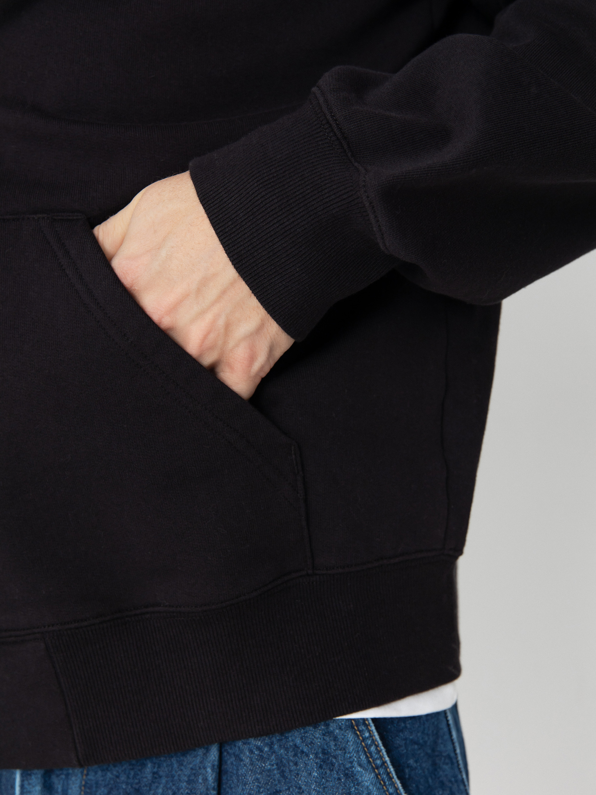 Bluza z kapturem Carhartt WIP Runaway ZHD (black/wax)