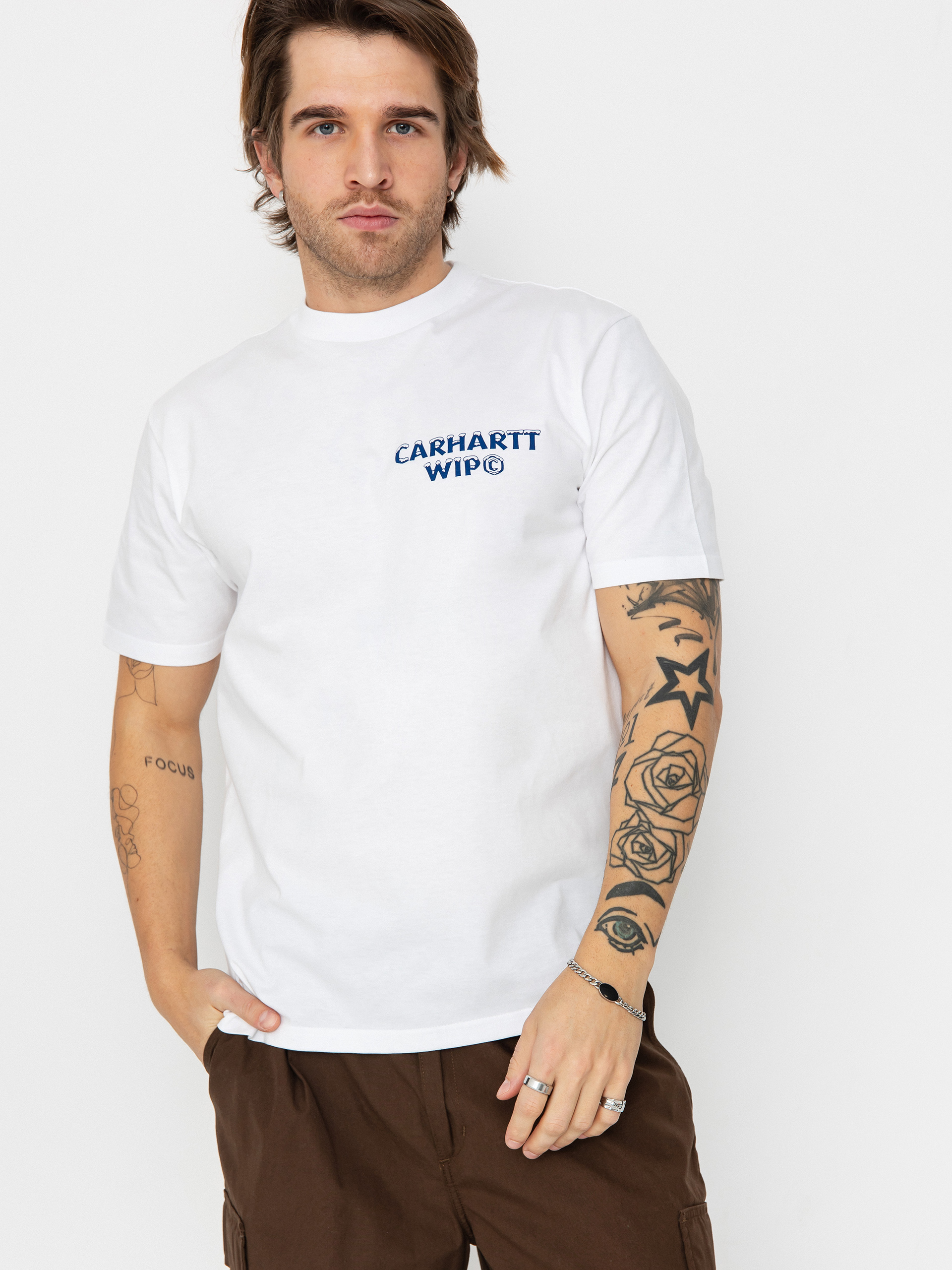 T-shirt Carhartt WIP Ice (white)