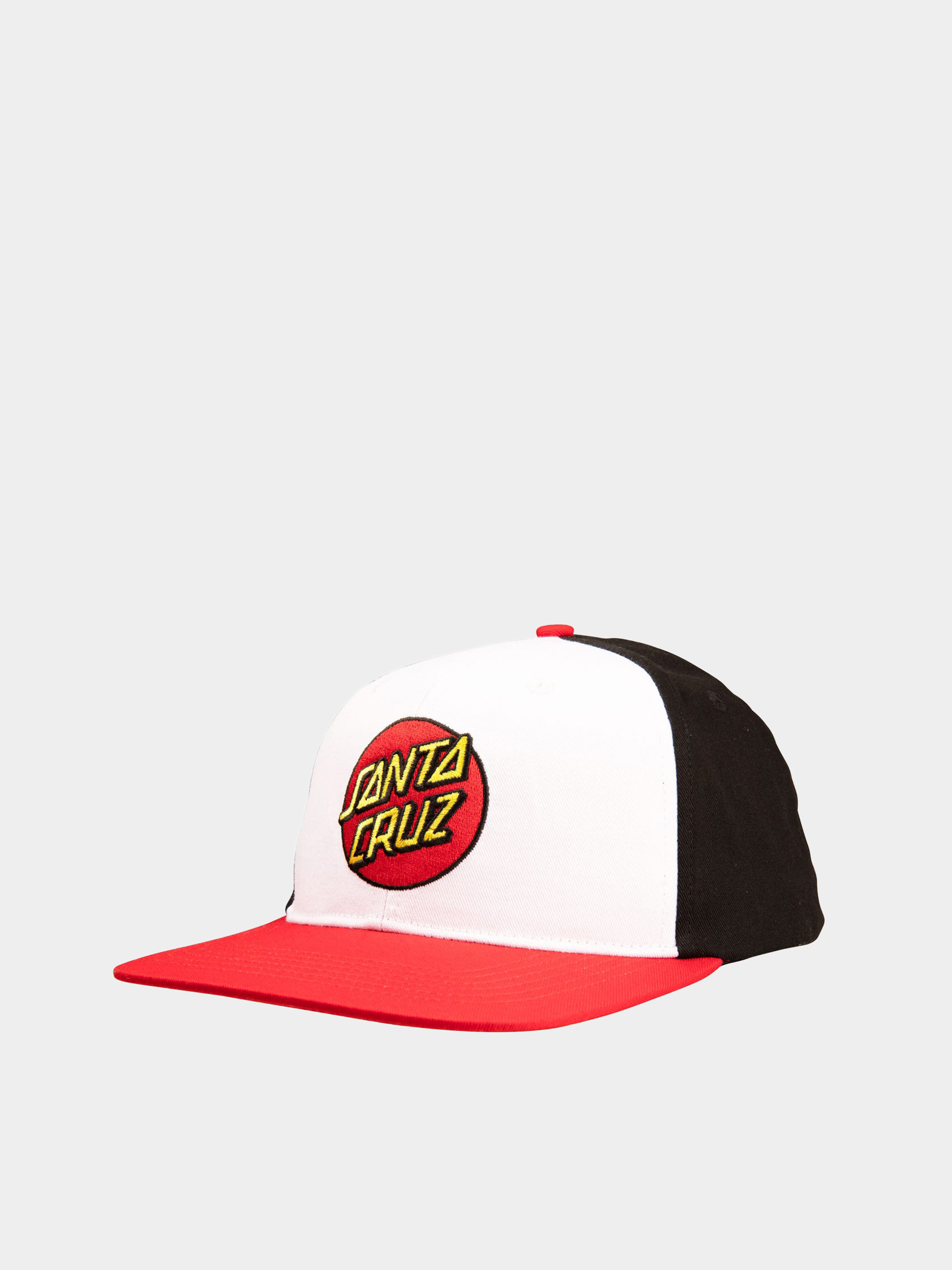 Czapka z daszkiem Santa Cruz Classic Dot Snapback (white/black/red)