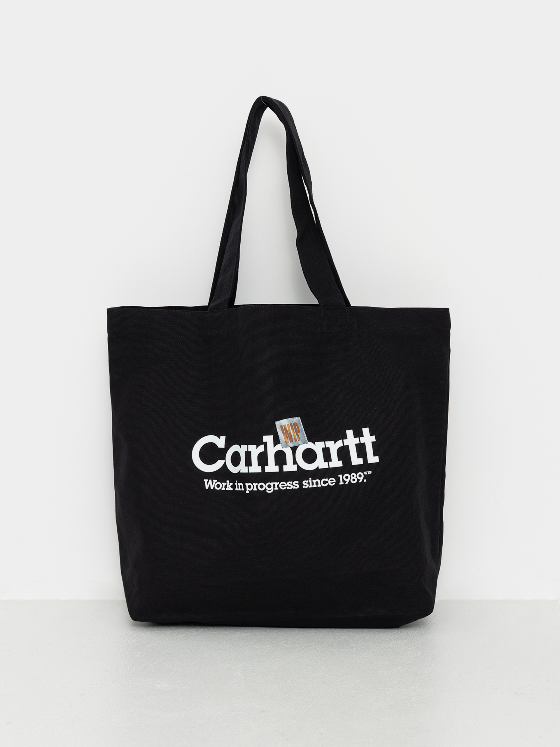 Torba Carhartt WIP Canvas Graphic Tote (label script print black)