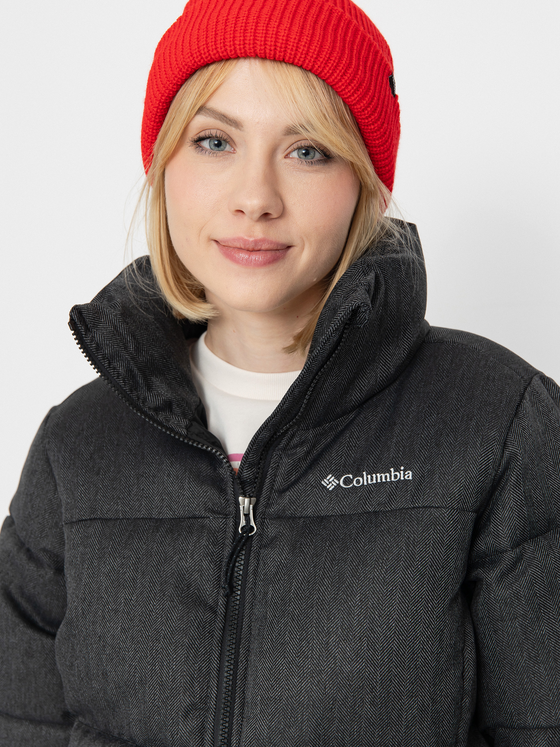 Kurtka Columbia Puffect Herringbone Wmn (black herringbo)