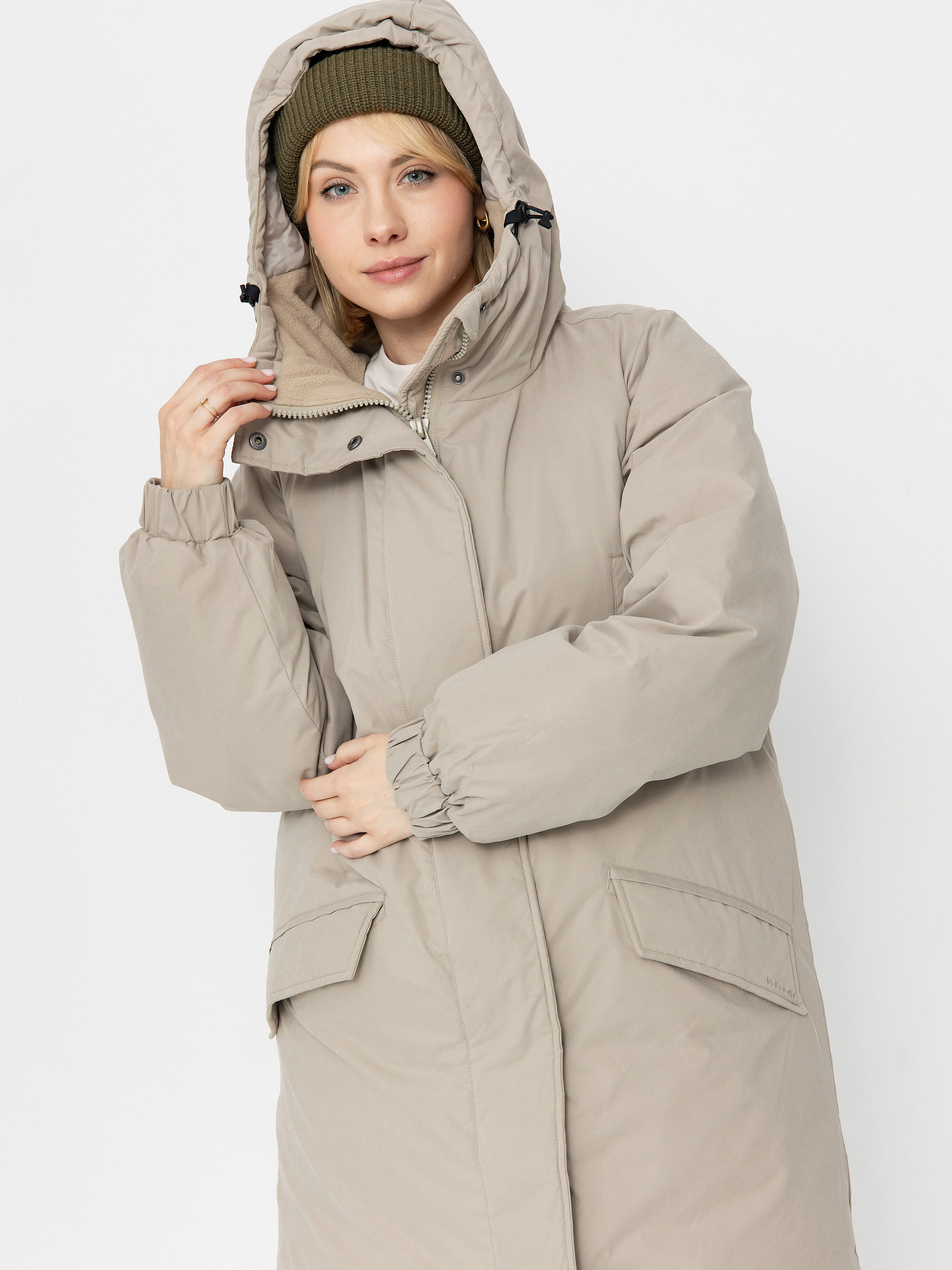 Kurtka Volcom Sleepi Puff Up Parka Wmn (light khaki)