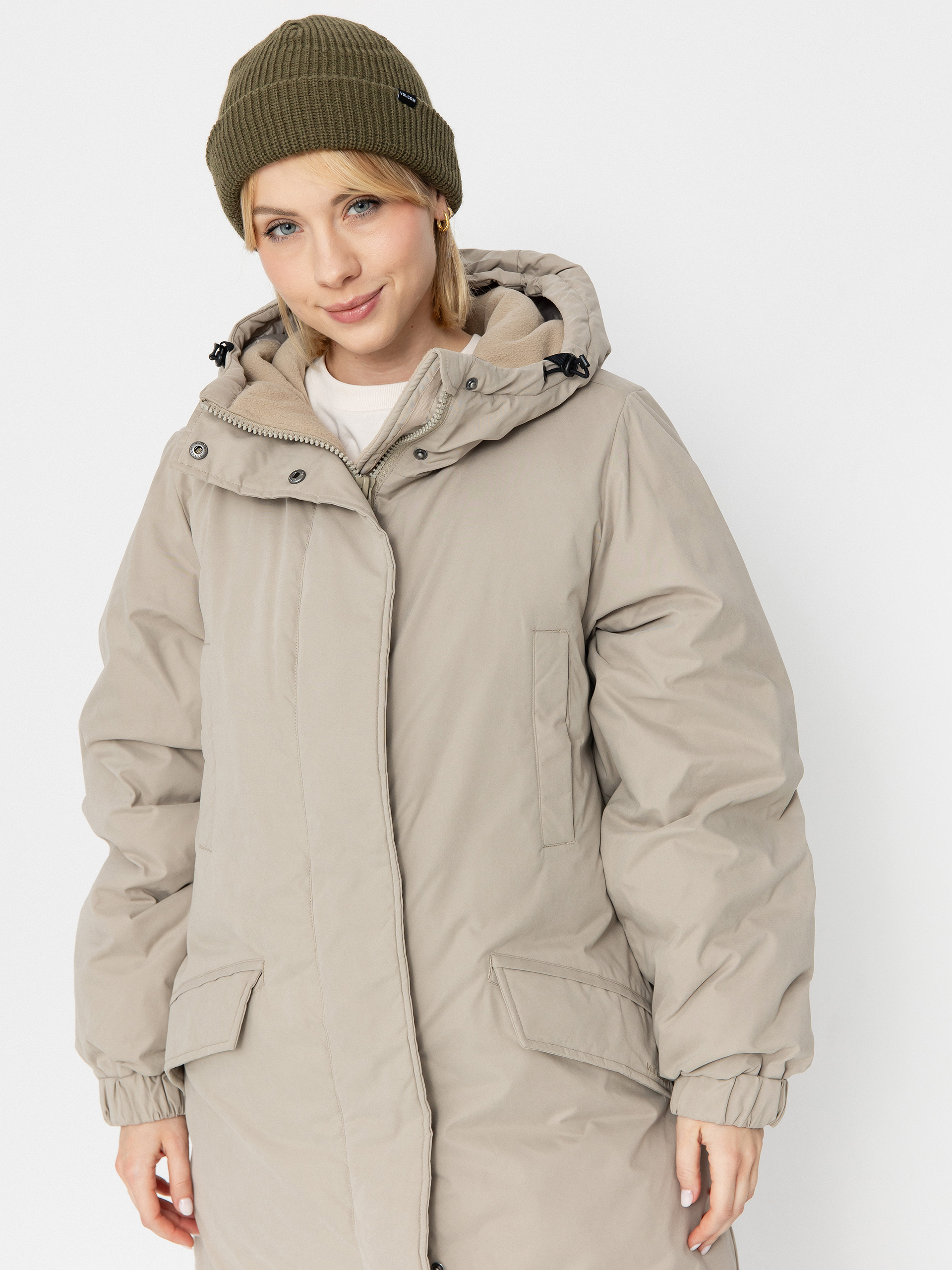 Kurtka Volcom Sleepi Puff Up Parka Wmn (light khaki)