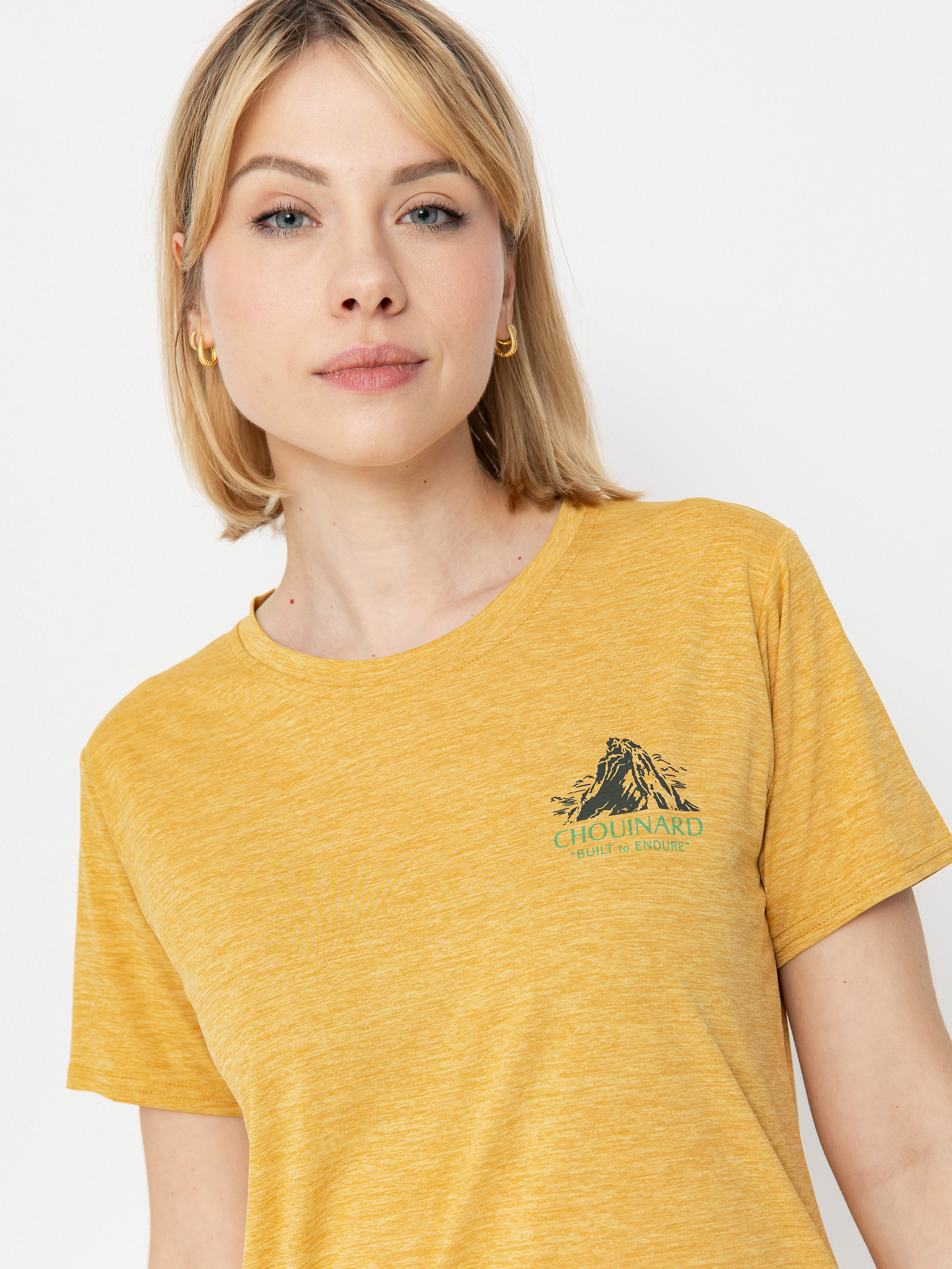 T-shirt Patagonia Cap Cool Daily Graphic Lands Wmn (chouinard crest beeswax tan x dye)