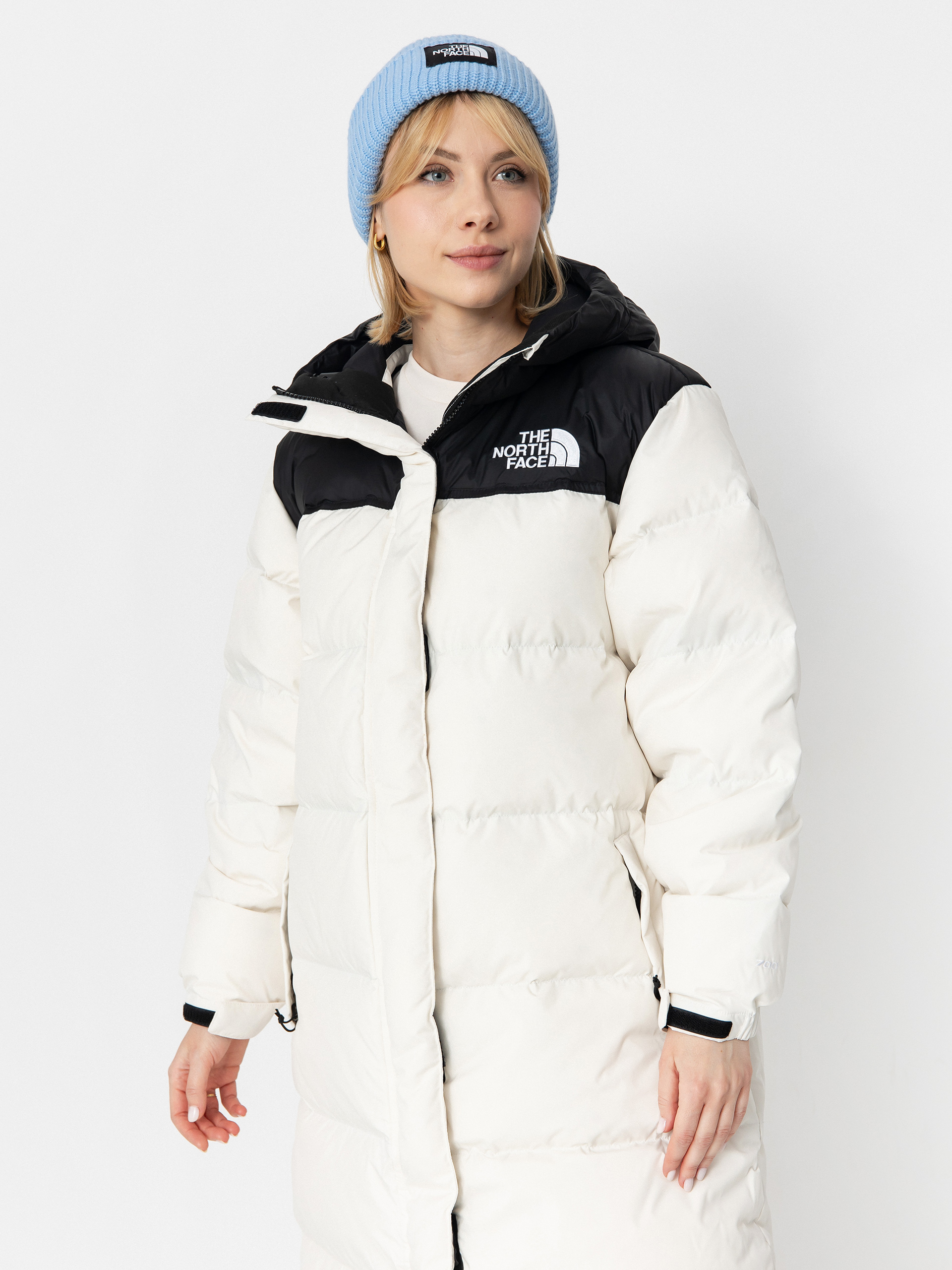Kurtka The North Face Nuptse Parka Wmn (white dune/tnf black)