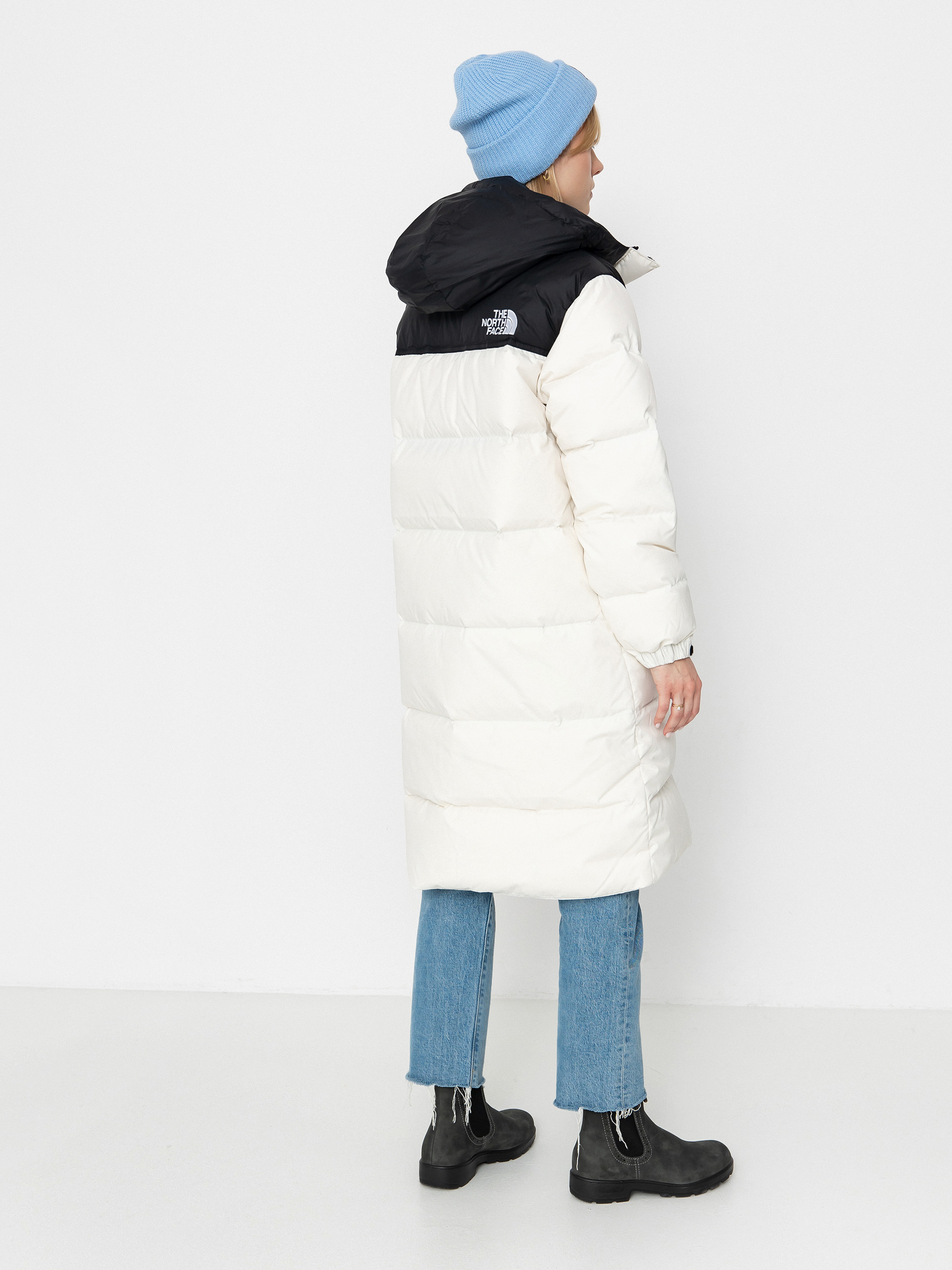 Kurtka The North Face Nuptse Parka Wmn (white dune/tnf black)
