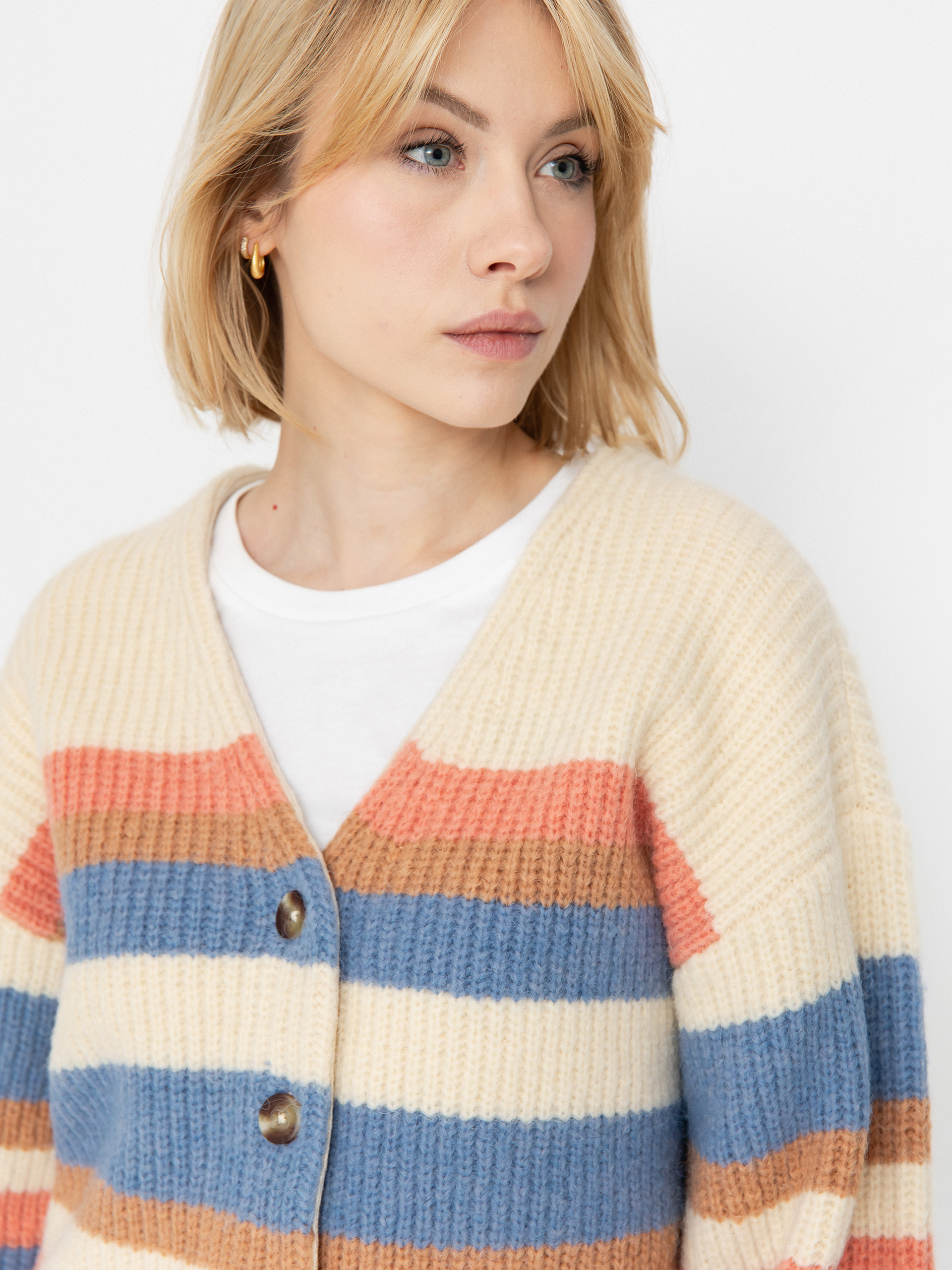 Sweter Roxy Marble Tiles Stripe Wmn (parchment)