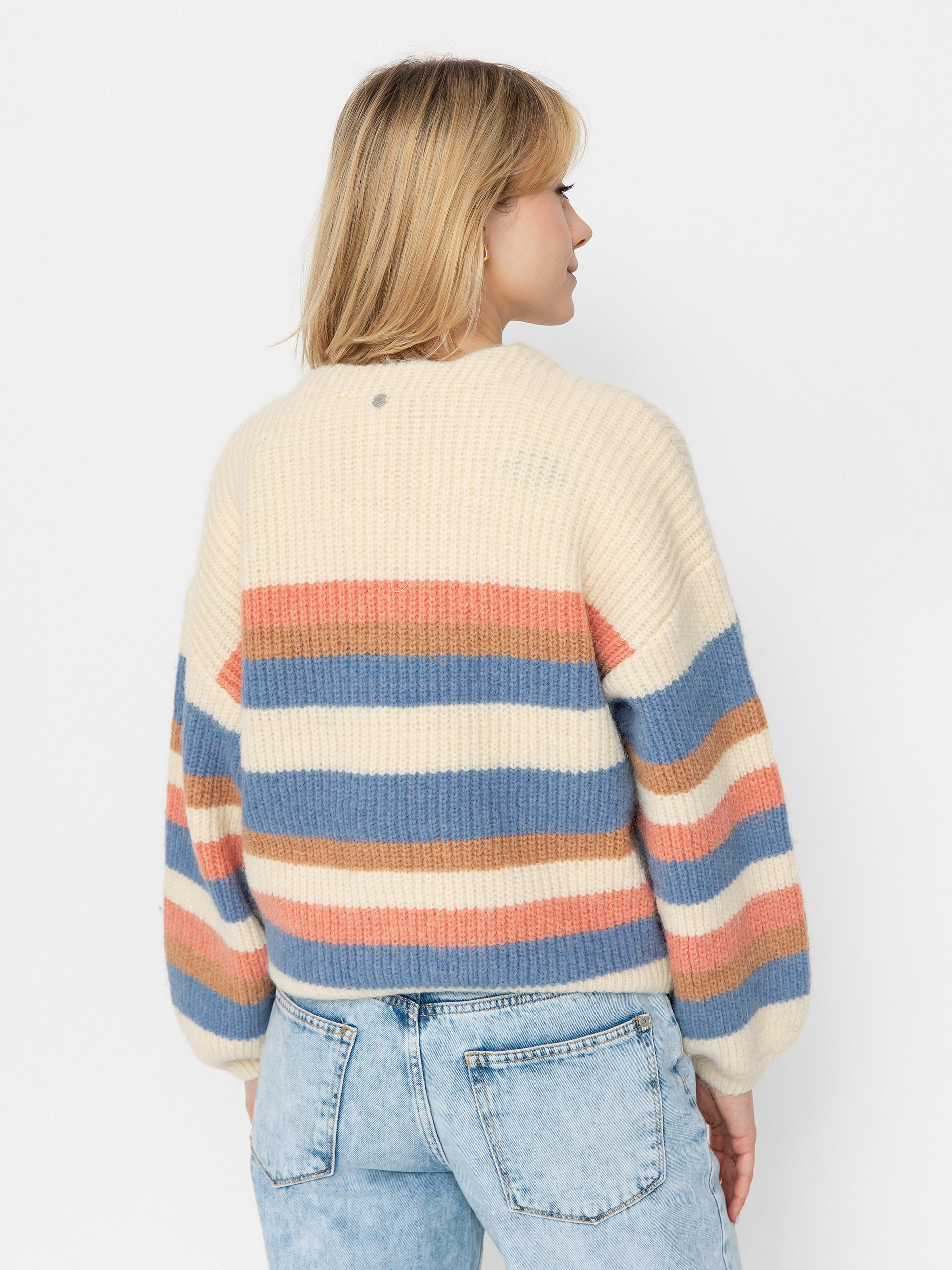 Sweter Roxy Marble Tiles Stripe Wmn (parchment)