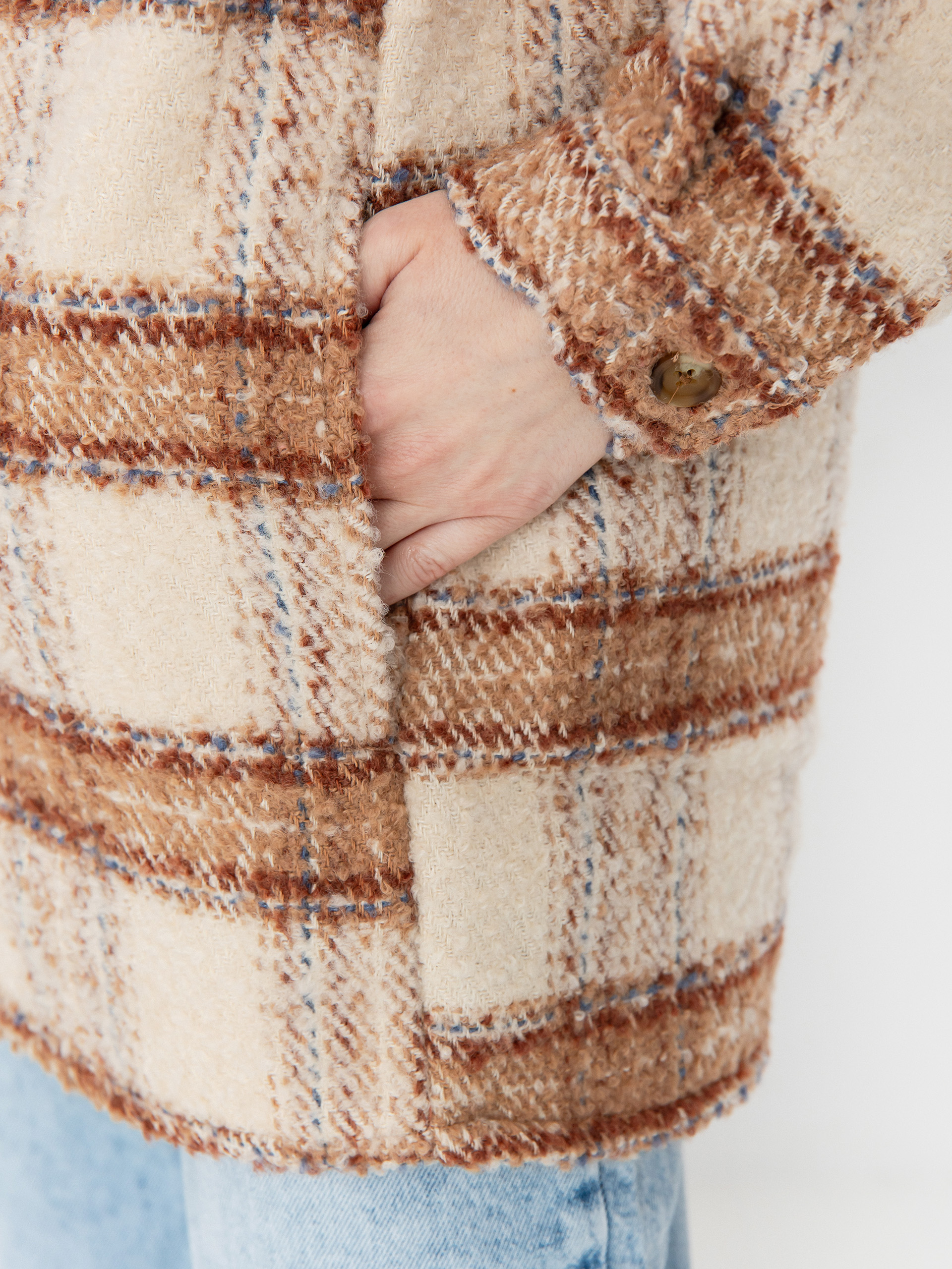 Koszula Roxy Check The Swel III Wmn (parchement paradise)