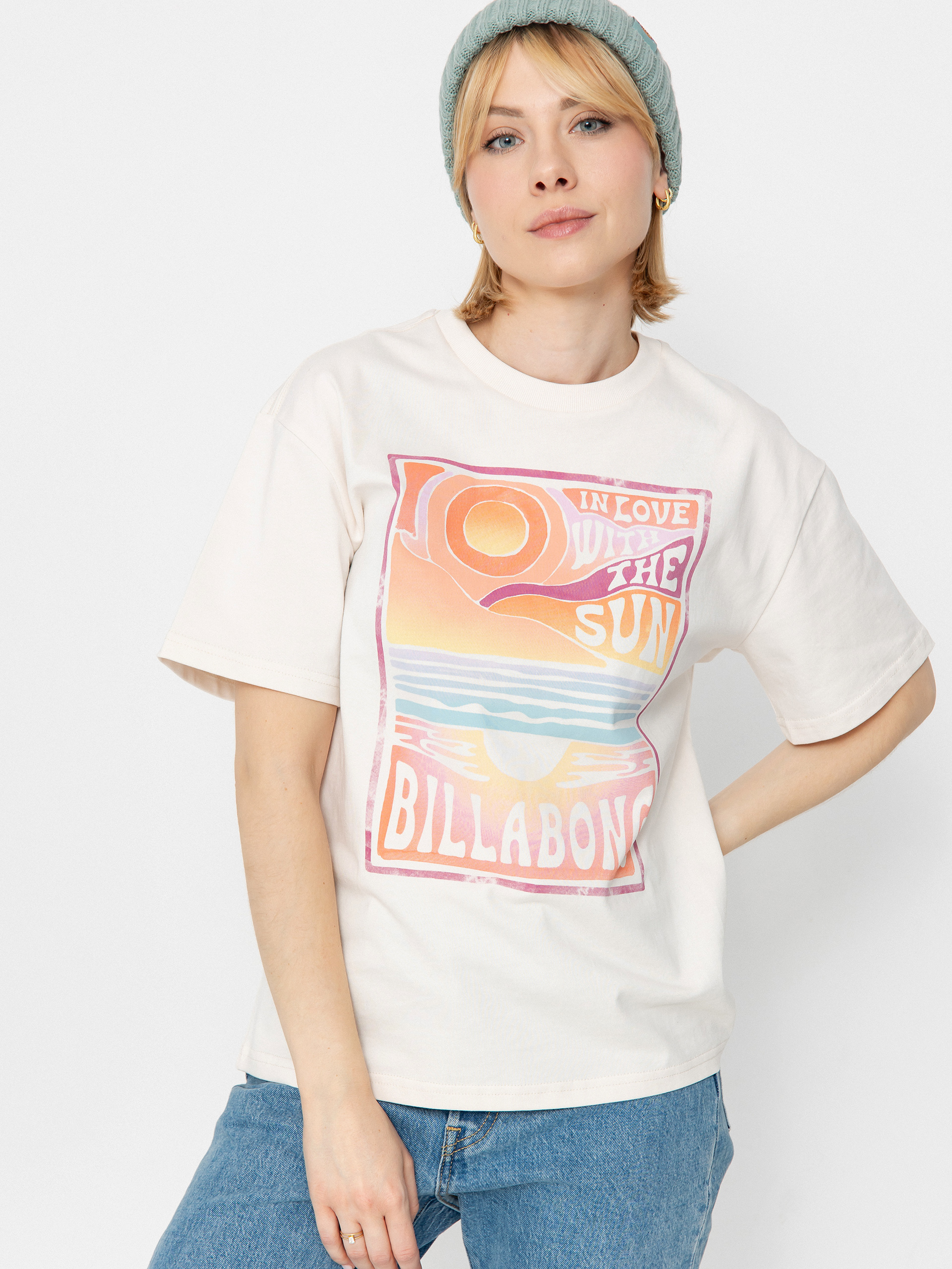 T-shirt Billabong With The Sun Wmn (salt crystal)