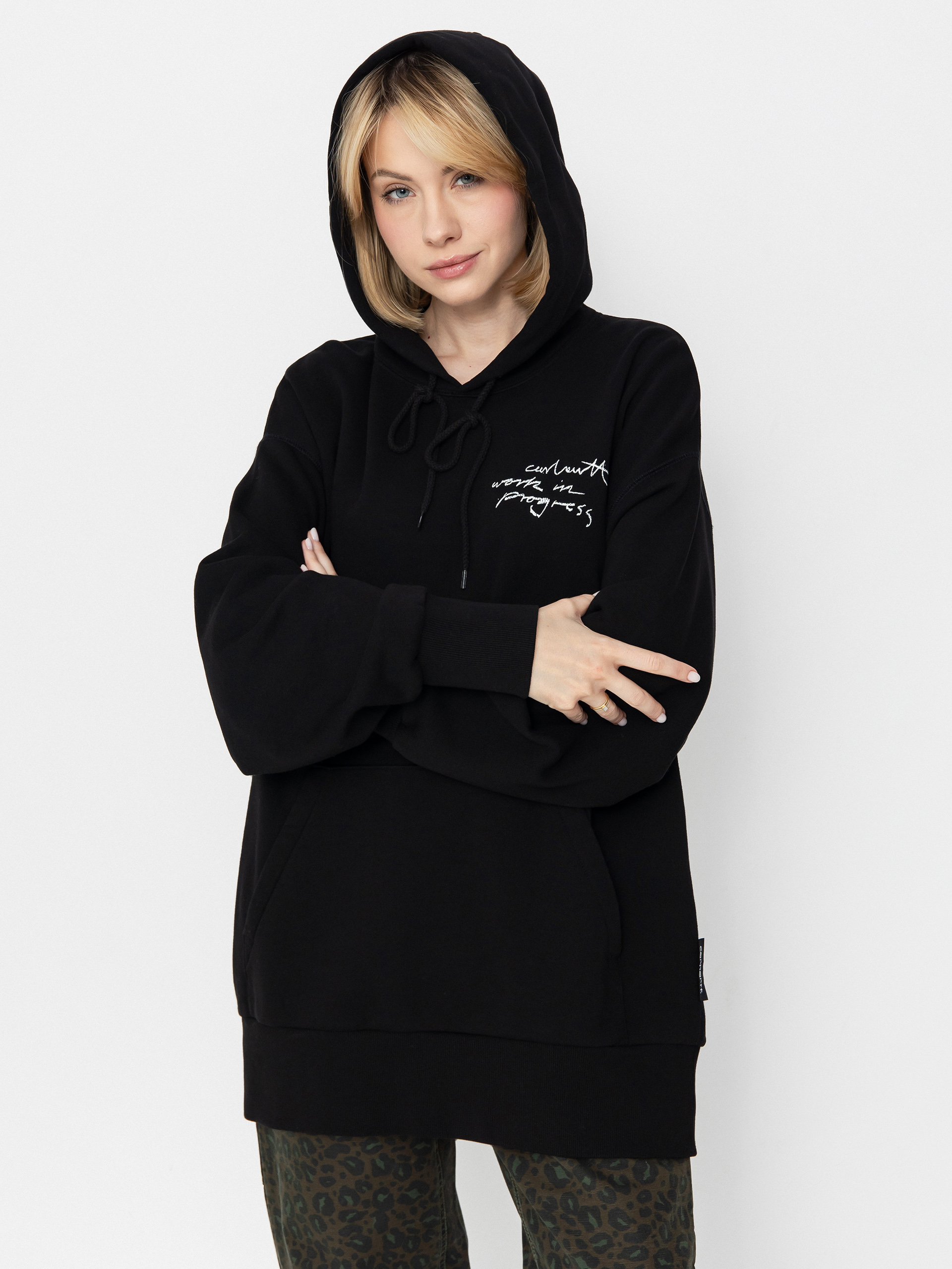 Bluza z kapturem Carhartt WIP Lips HD Wmn (black)
