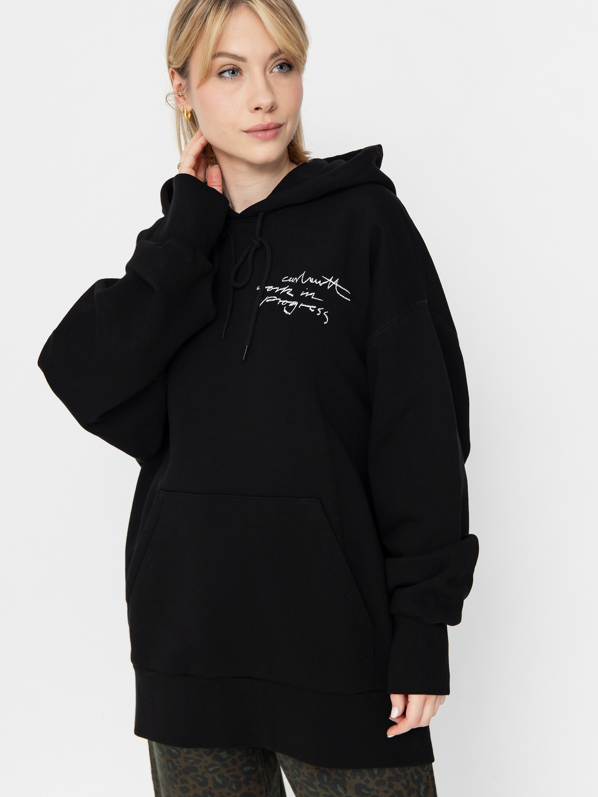 Bluza z kapturem Carhartt WIP Lips HD Wmn (black)