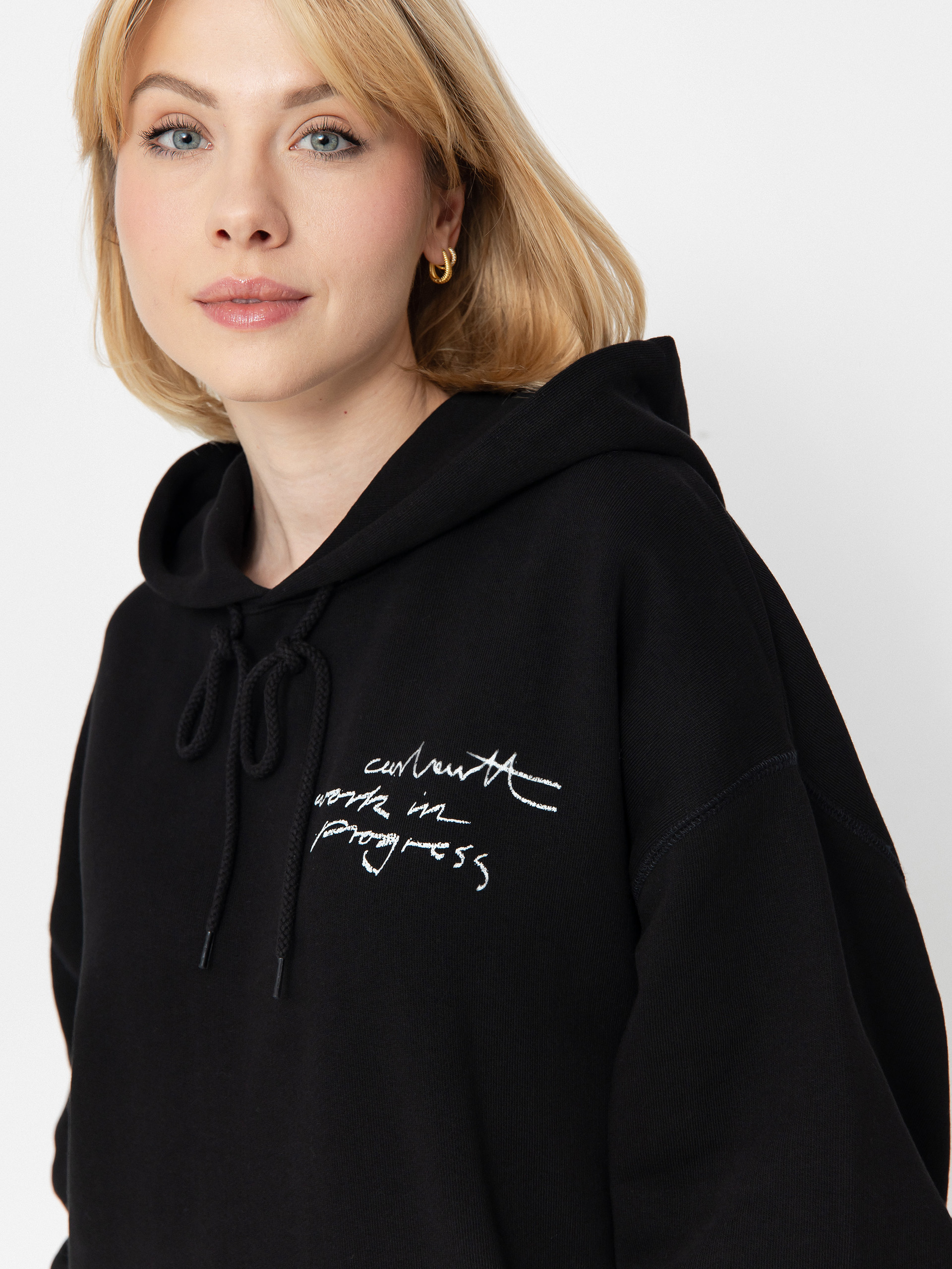 Bluza z kapturem Carhartt WIP Lips HD Wmn (black)
