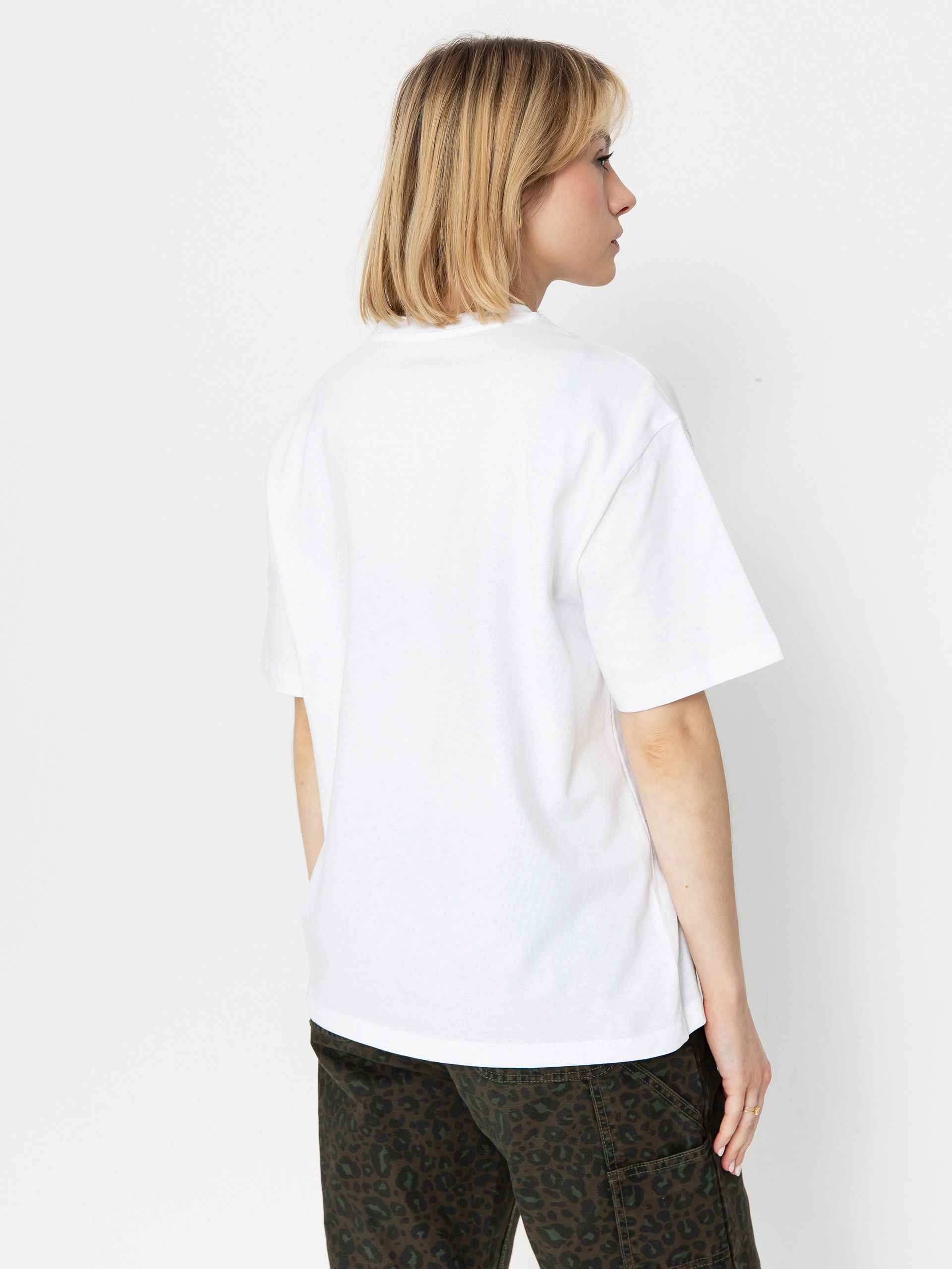 T-shirt Carhartt WIP Rivet Script Wmn (white/silver)