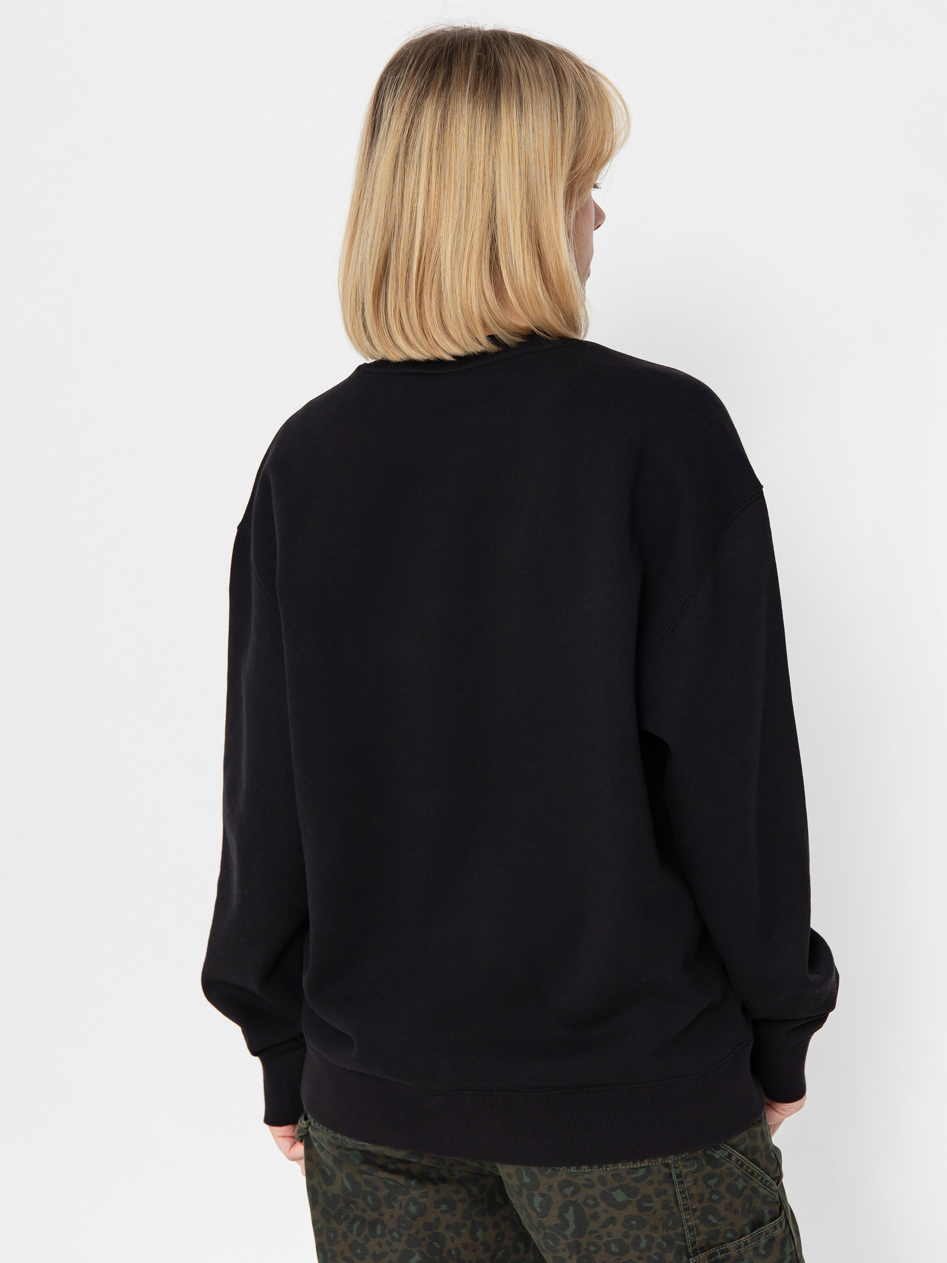 Bluza Carhartt WIP Rivet Script Wmn (black/silver)