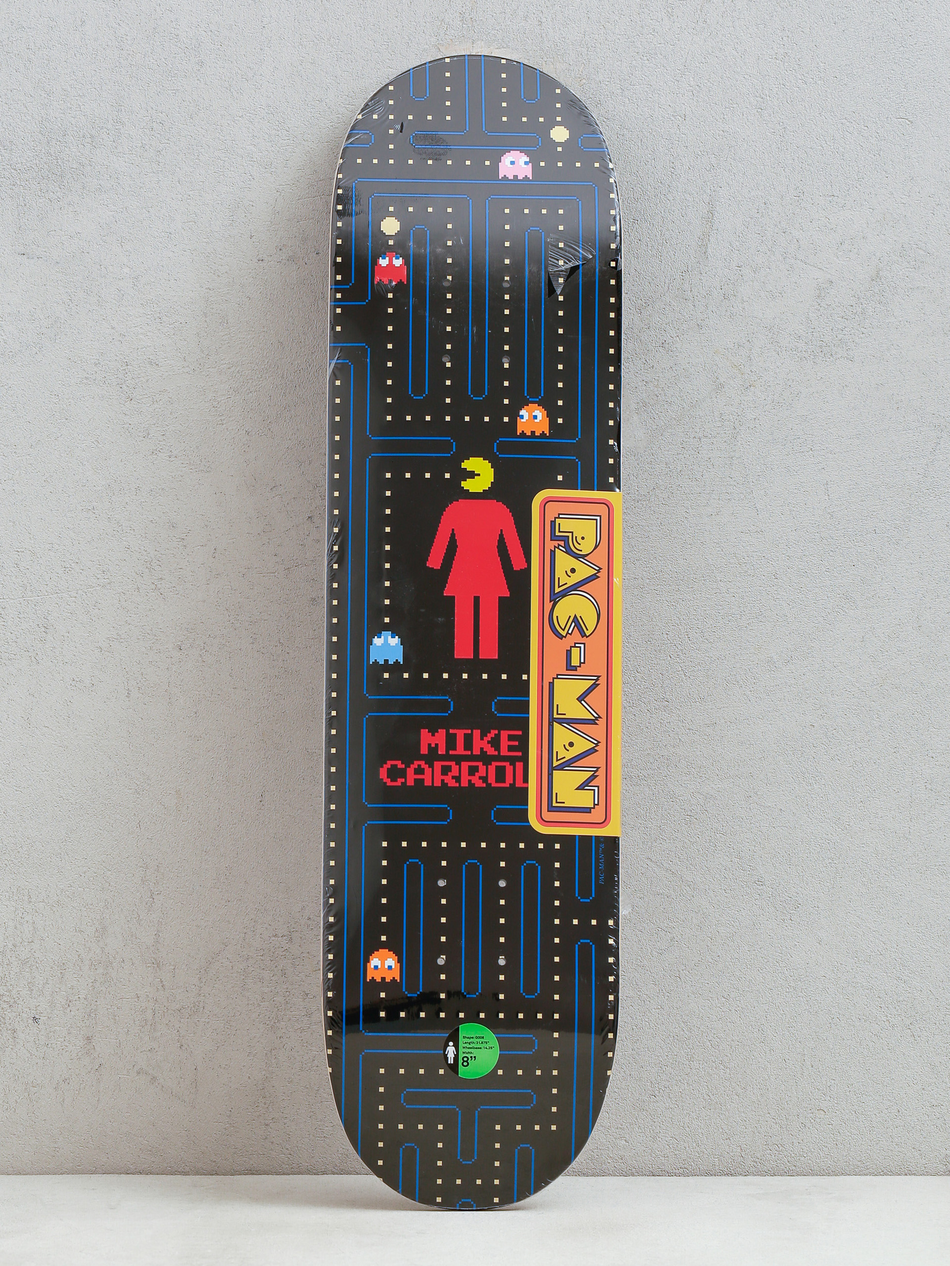 Deck Girl Skateboard Carroll Pac Man (black)