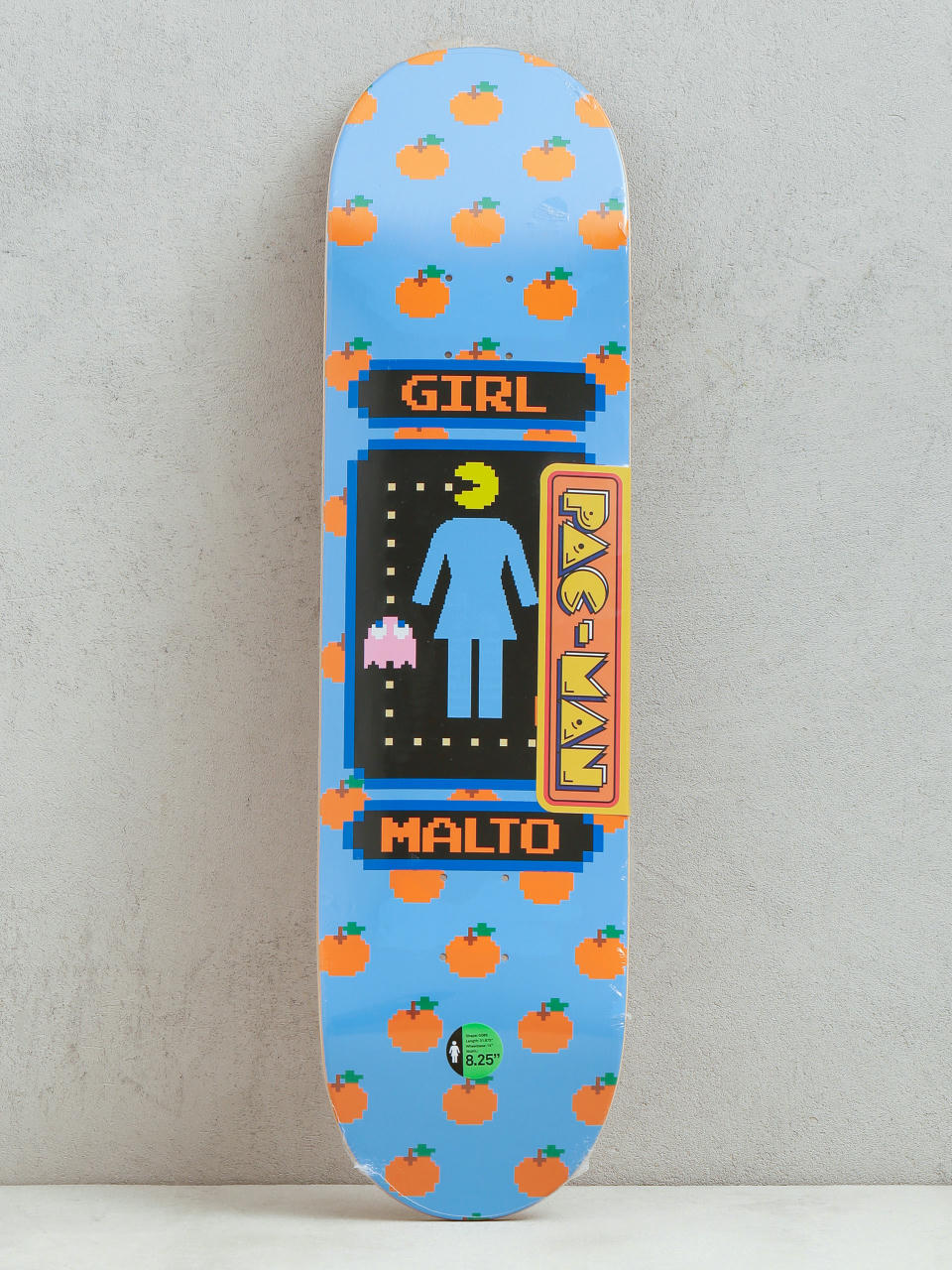 Deck Girl Skateboard Malto Pac Man (blue)