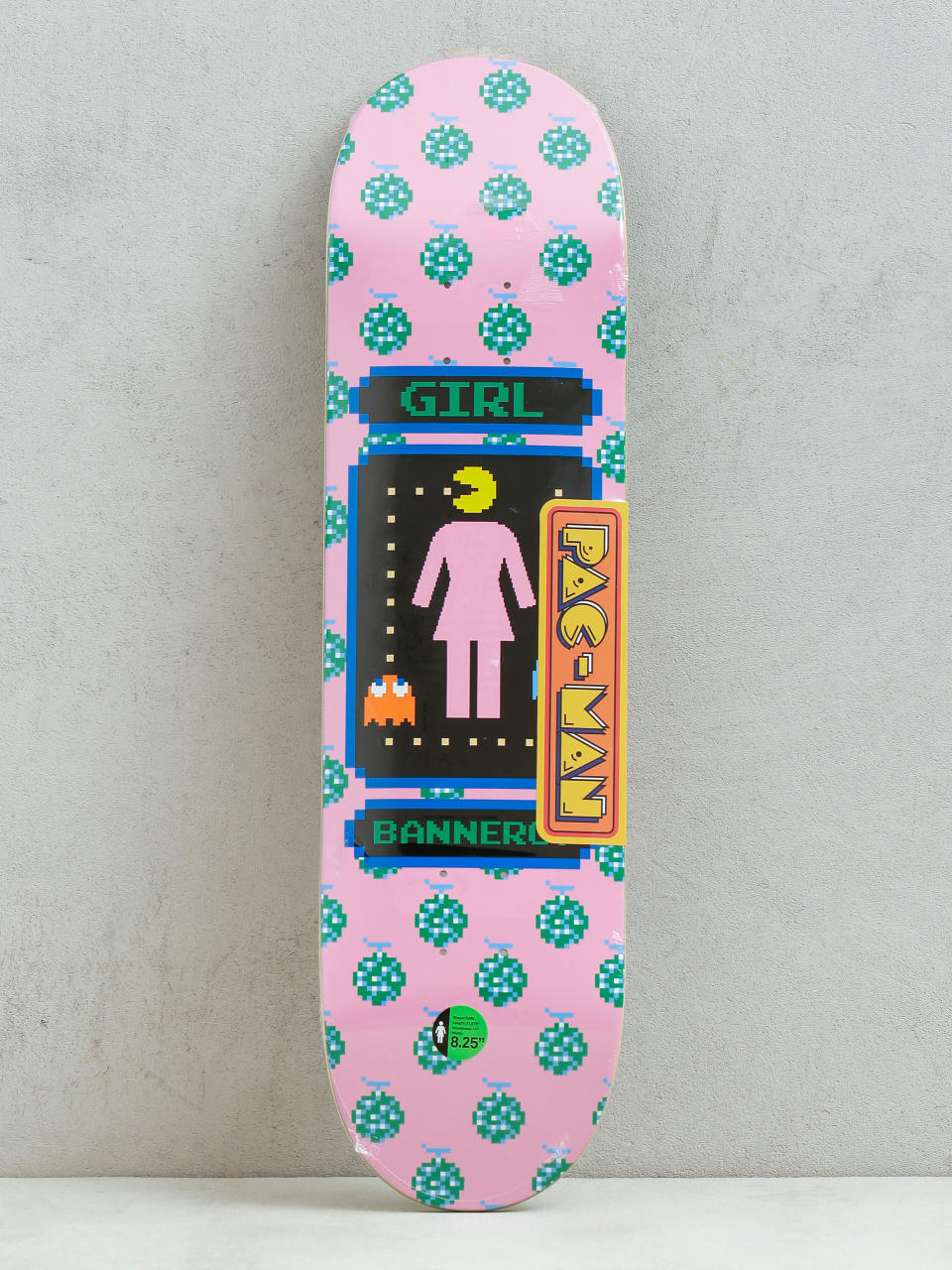 Deck Girl Skateboard Bannerot Pac Man (pink)