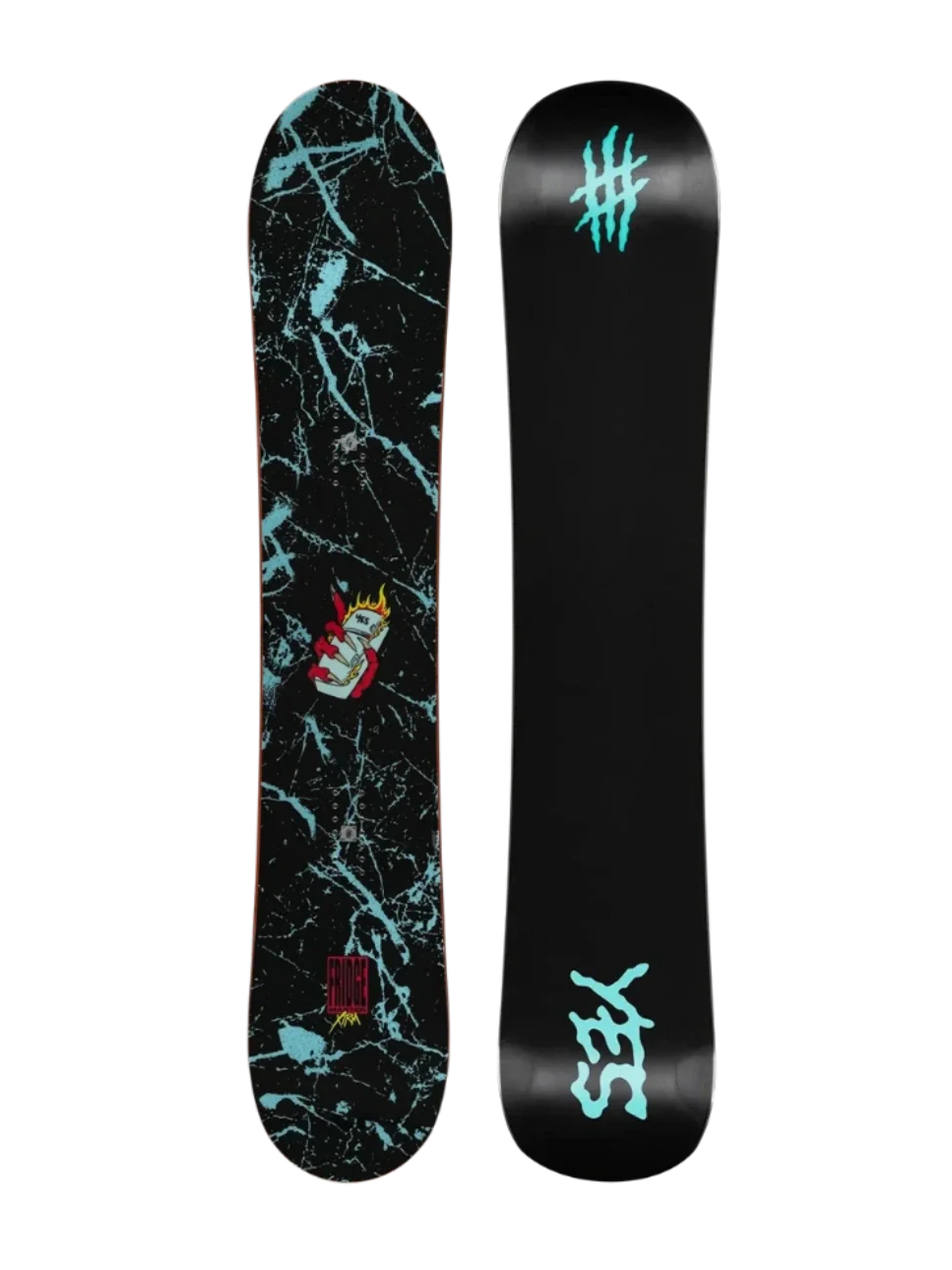 Deska snowboardowa Yes Basic - biały (white/black)