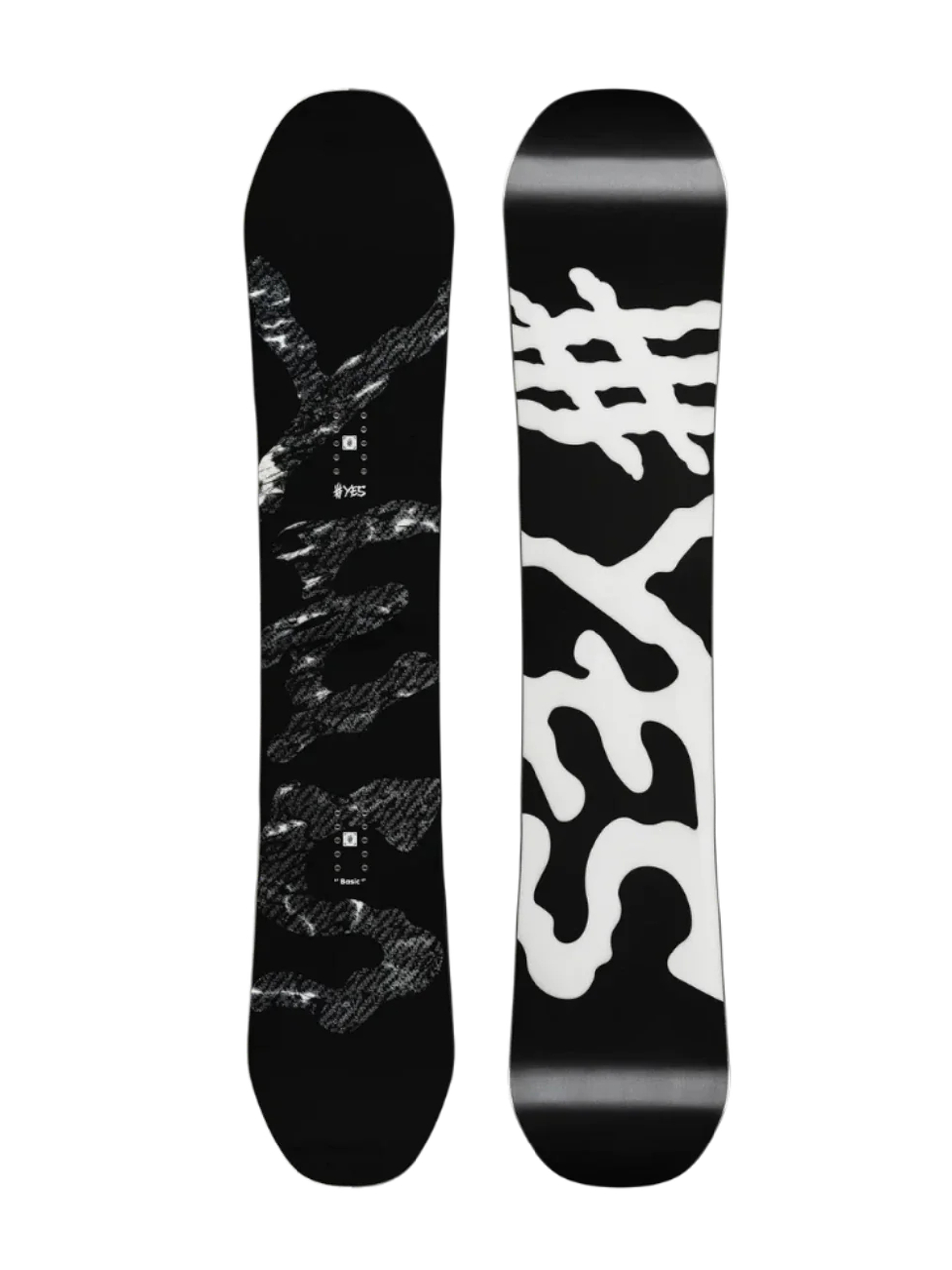 Deska snowboardowa Yes Basic (black/white)