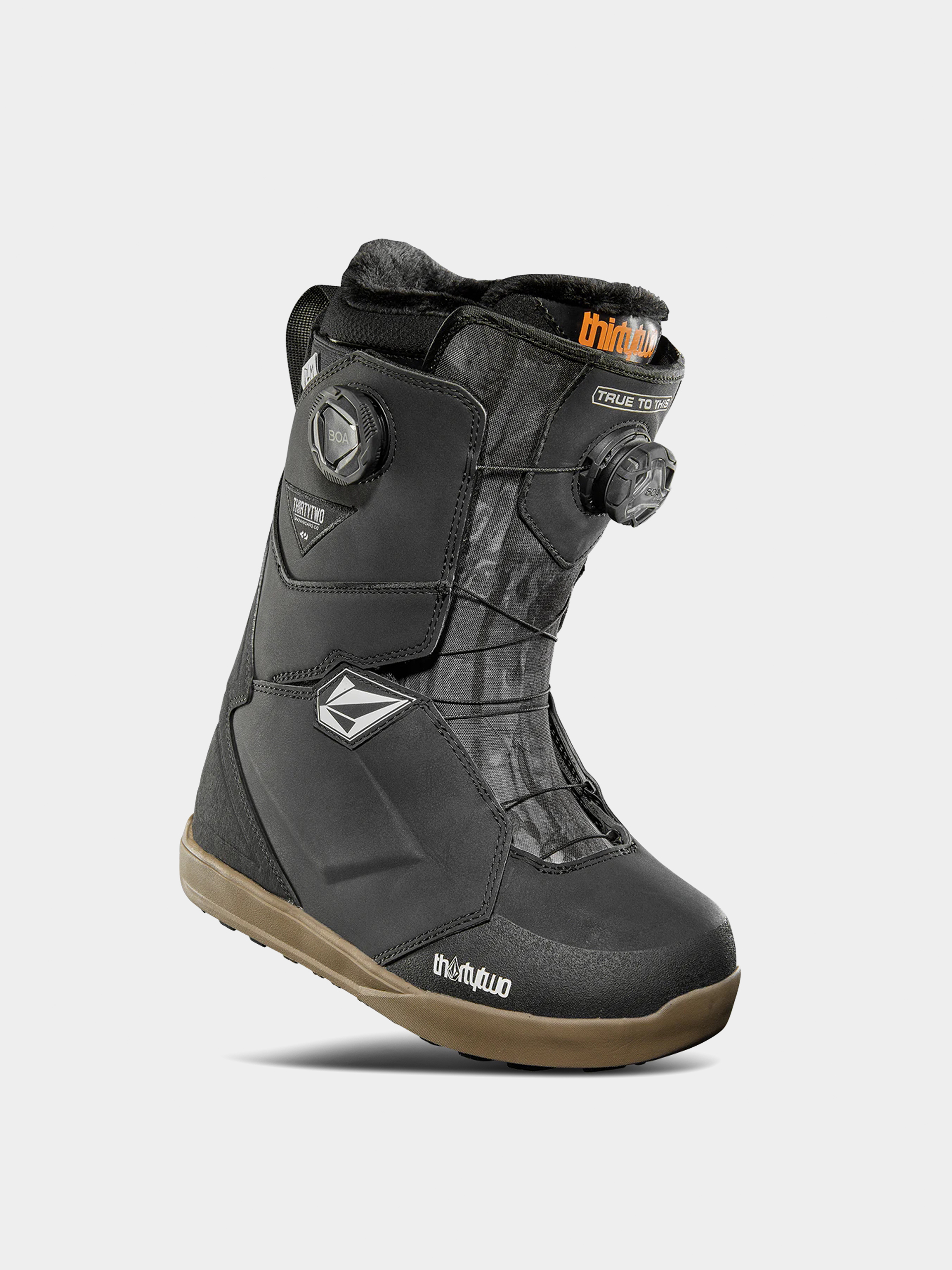 Buty snowboardowe ThirtyTwo Lashed Double Boa X Volcom Wmn (black/grey/gum)