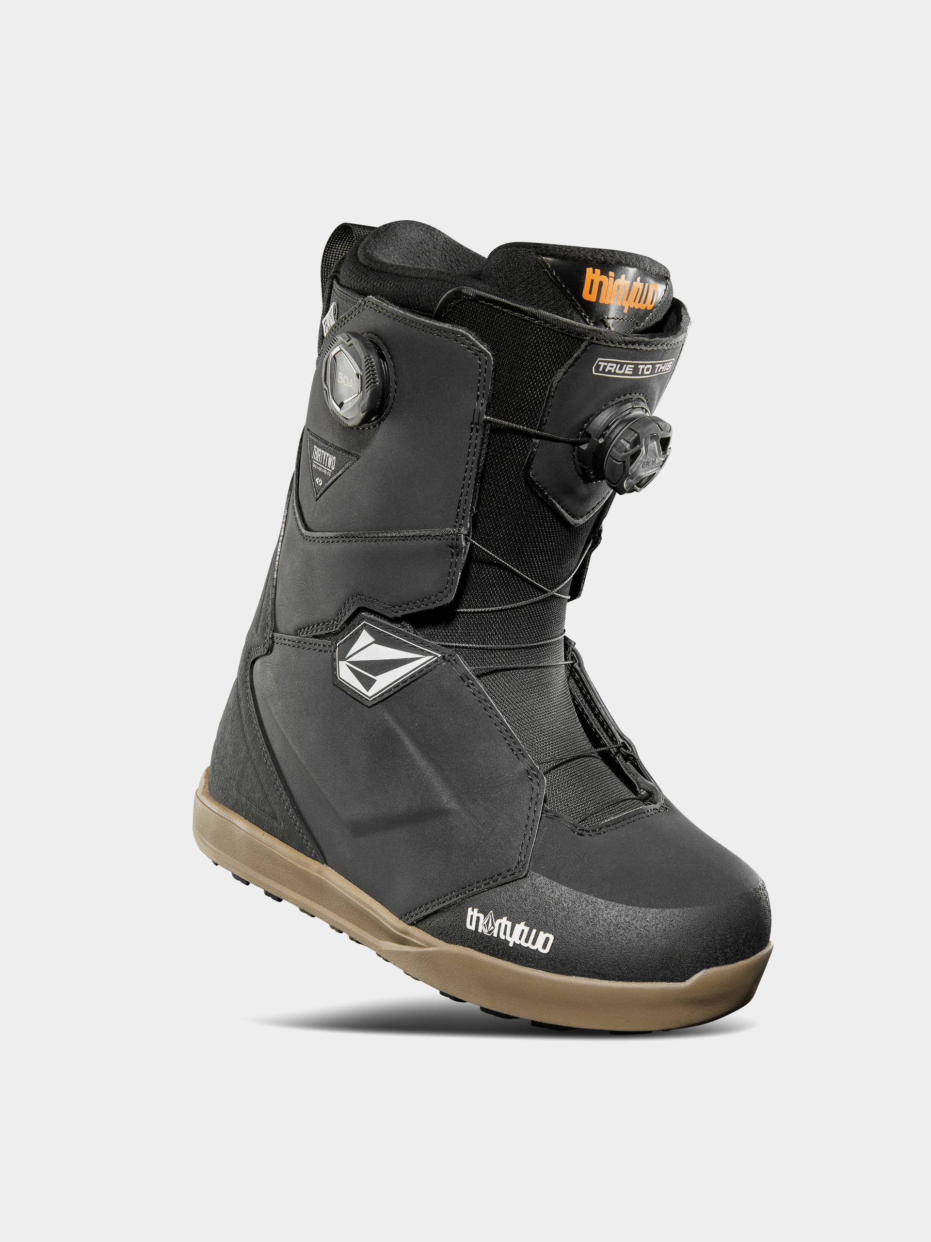 Buty snowboardowe ThirtyTwo Lashed Double Boa X Volcom (black/gum)