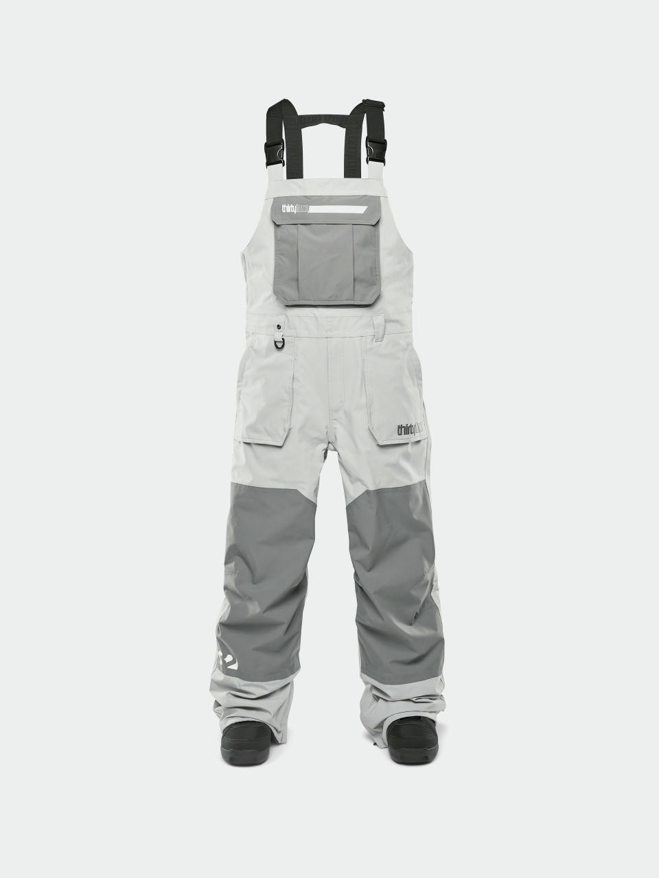 Męskie Spodnie snowboardowe ThirtyTwo Basement Bib (charcoal)