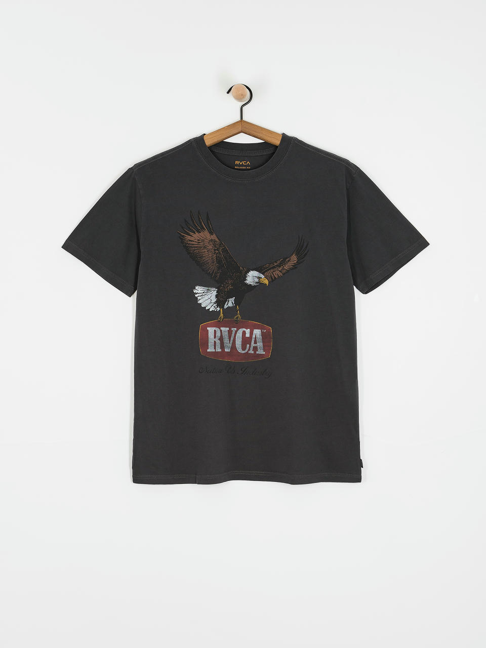 T-shirt RVCA Hawk Eye (washed black)