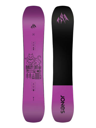 Deska snowboardowa Jones Snowboards Rally Cat Wmn (black/pink)