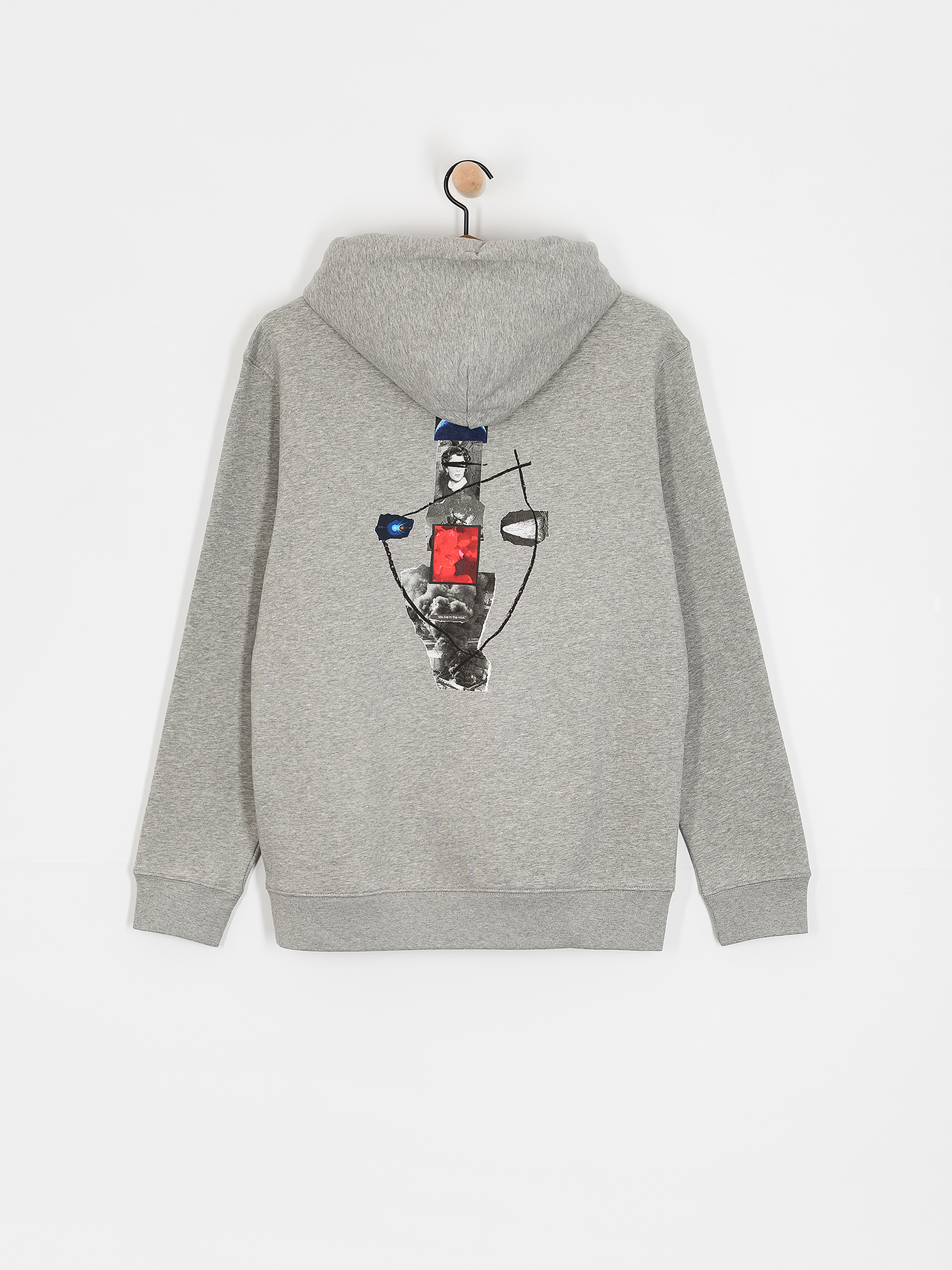 Bluza z kapturem Poetic Collective In The Now HD (heather grey)