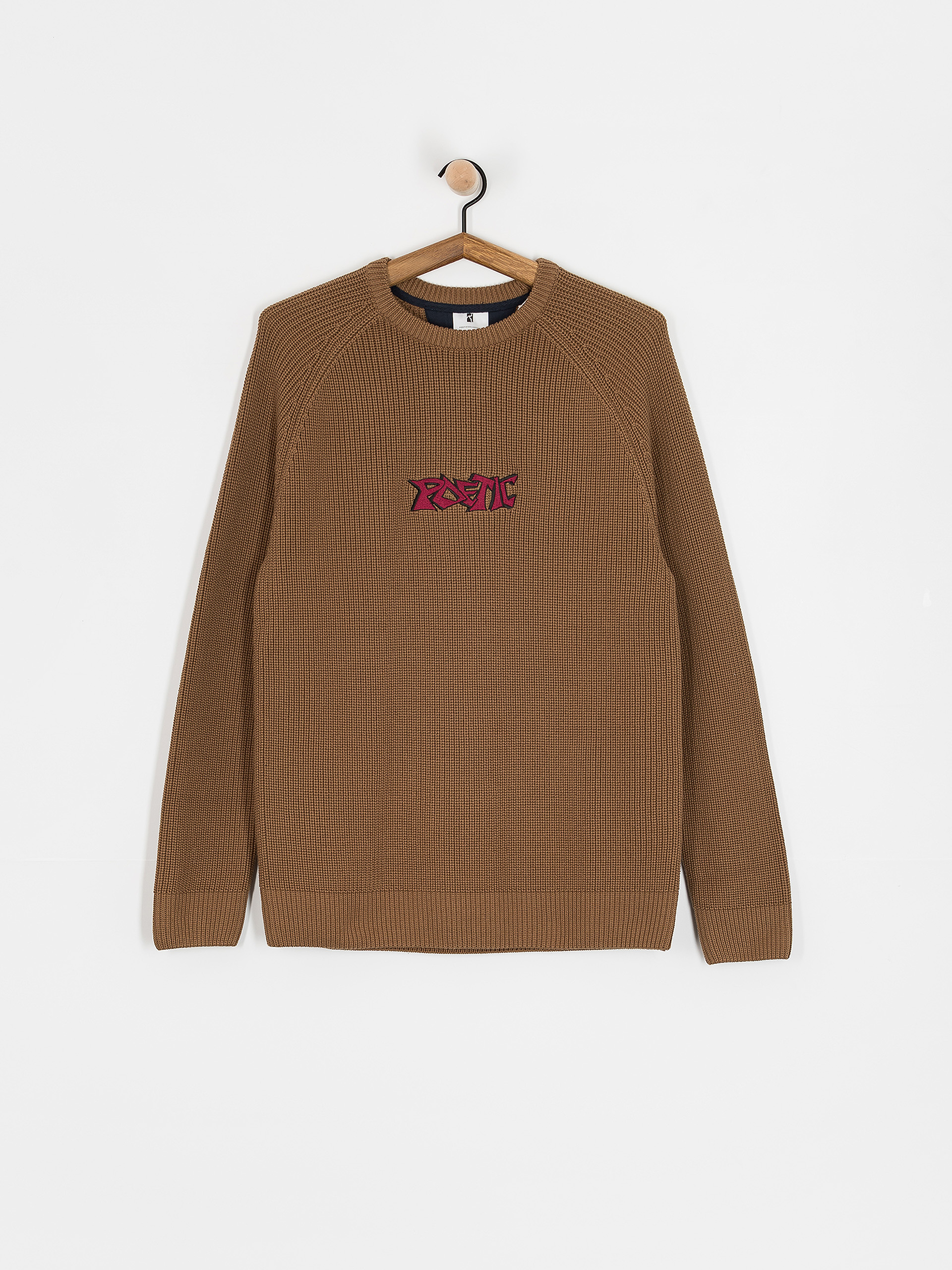 Bluza Poetic Collective Graff Knitted Crewneck (brown)