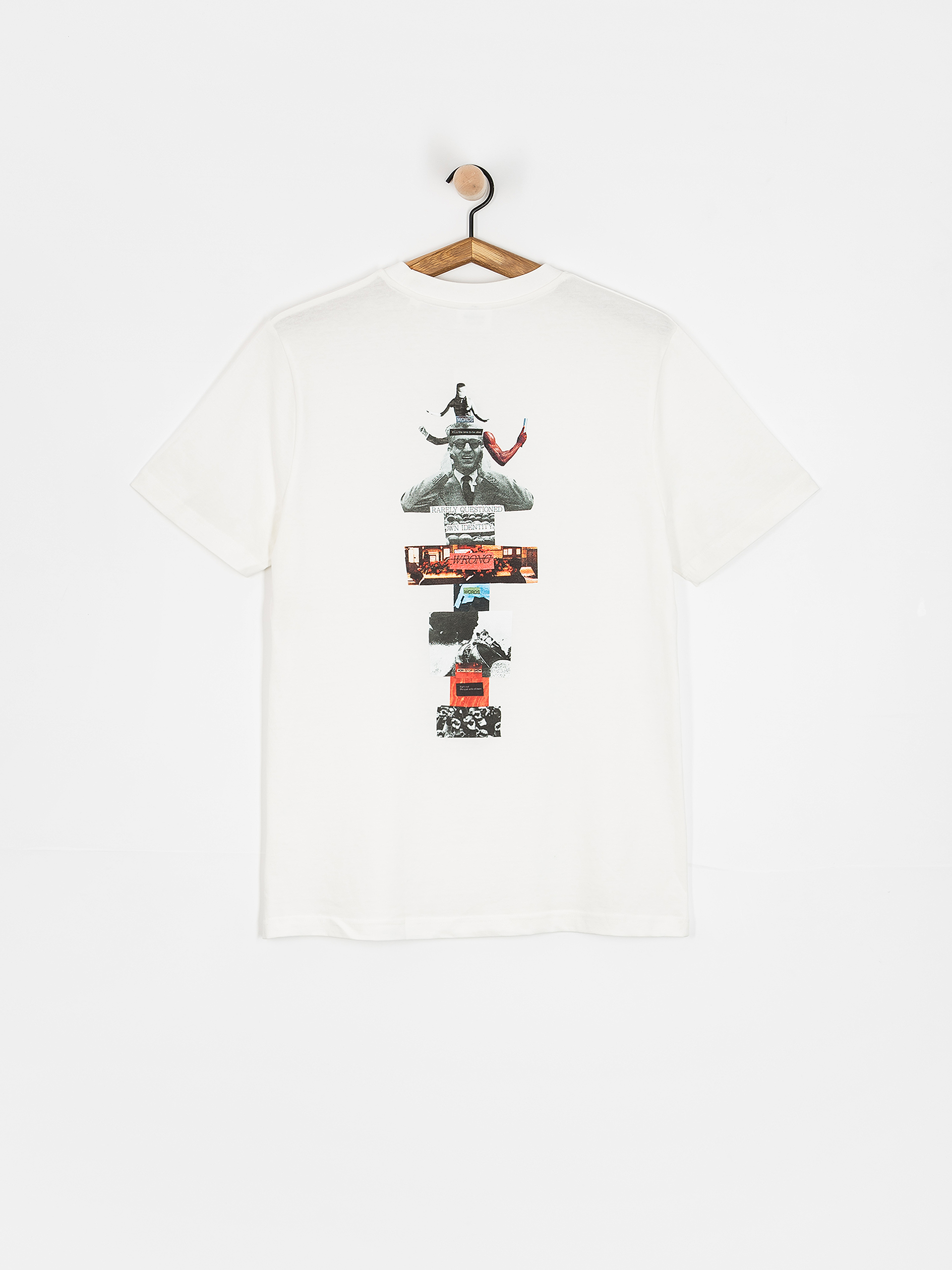 T-shirt Poetic Collective Wrong (off white)